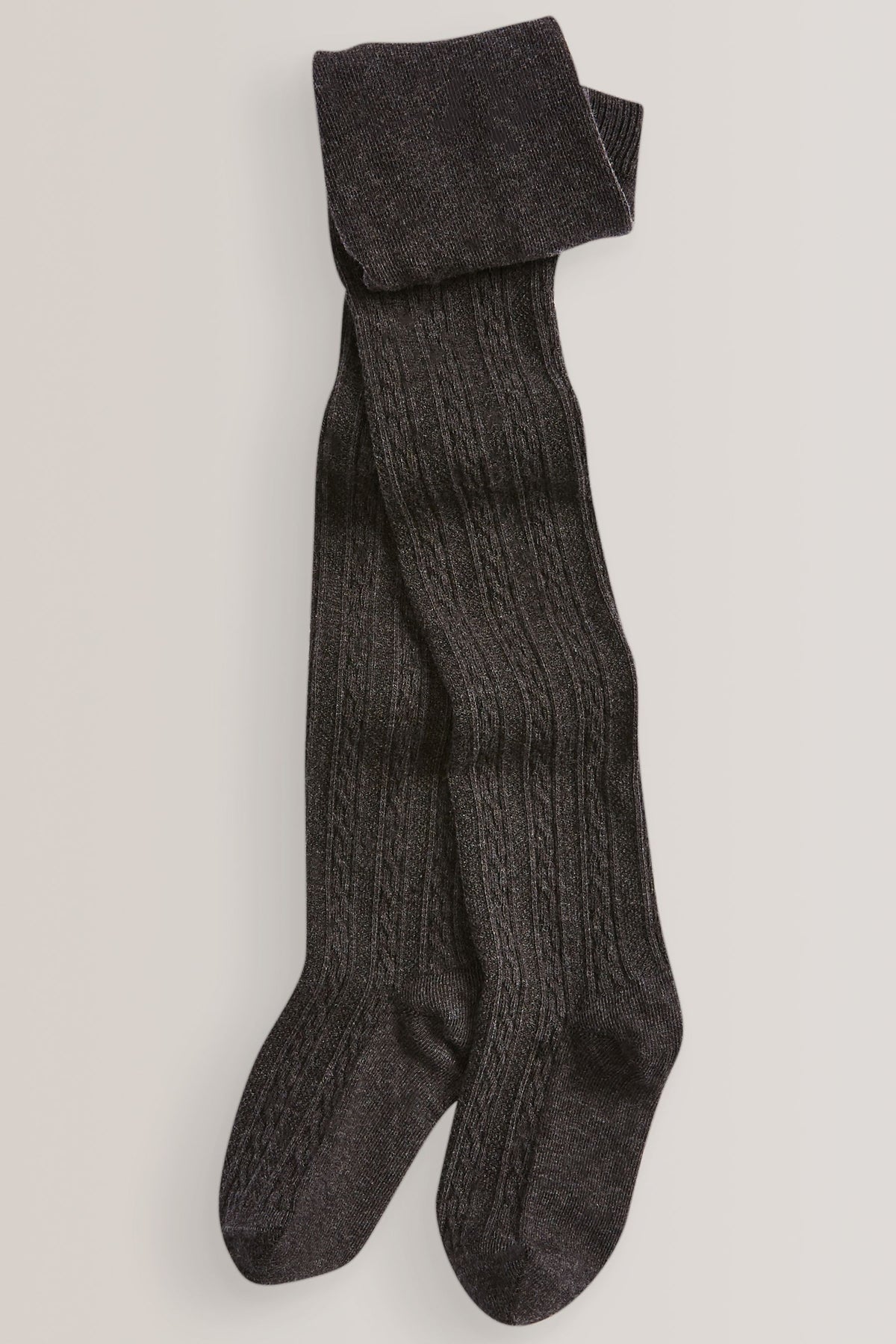 Set 3 dresuri cable din bumbac – gri/roz/crem, fete, 0-6 luni - 13-14 ani, NEXT - imagine 11