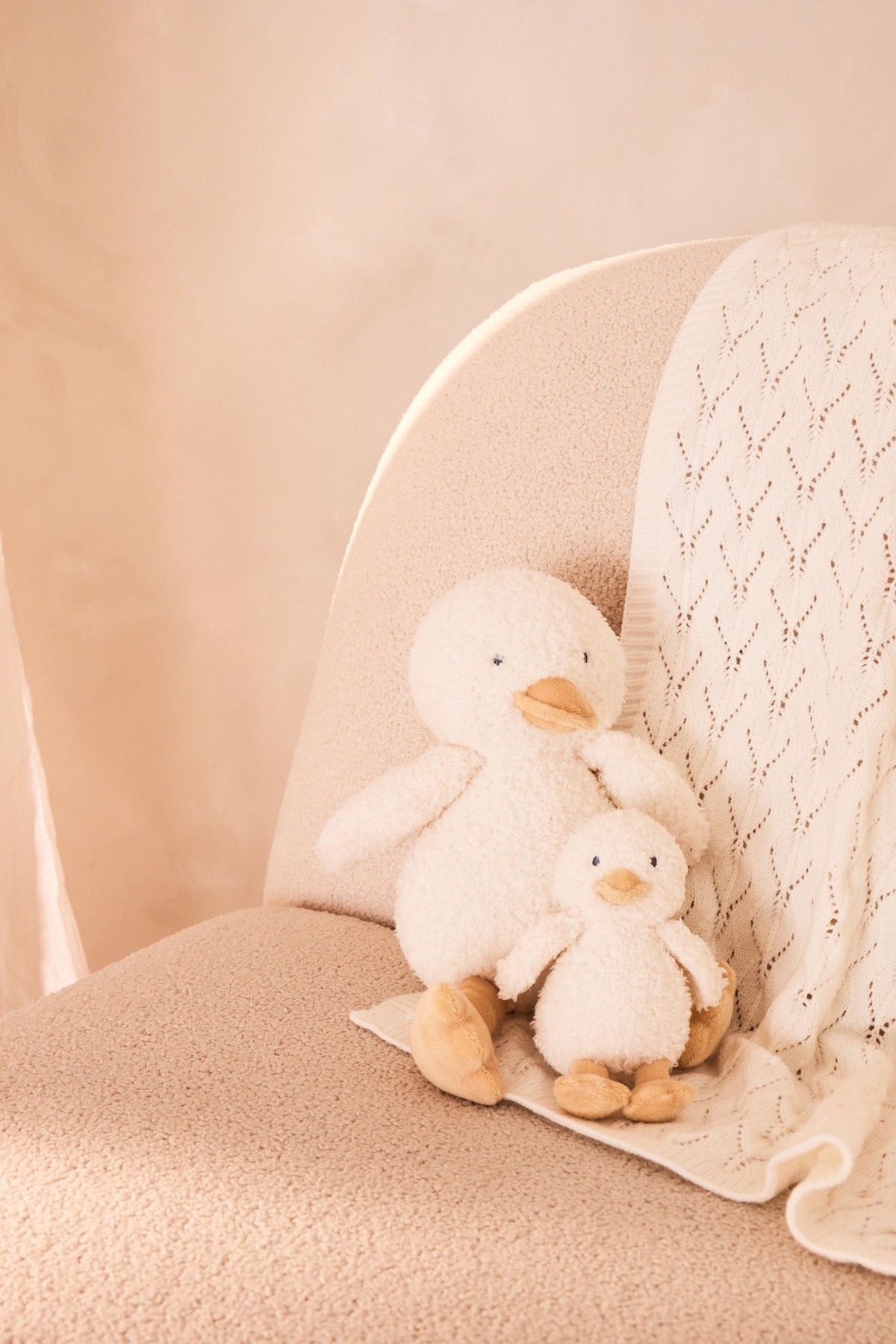 Jucărie pluș moale Duck – albă, NEXT - imagine 11