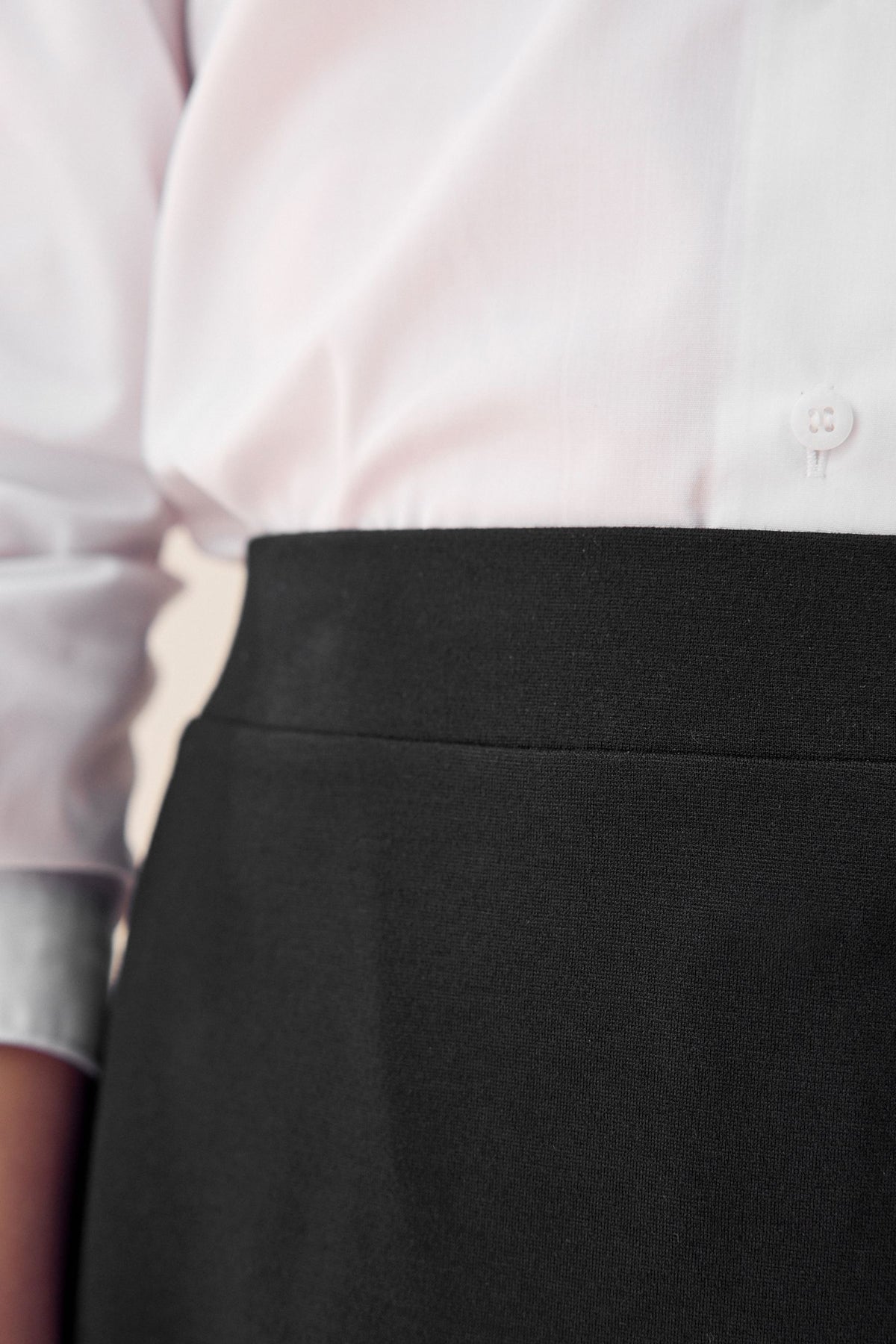 Fustă creion de școală din jerseu elastic, fără închidere – negru, fete, 3 ani - 16 ani, NEXT - imagine 8