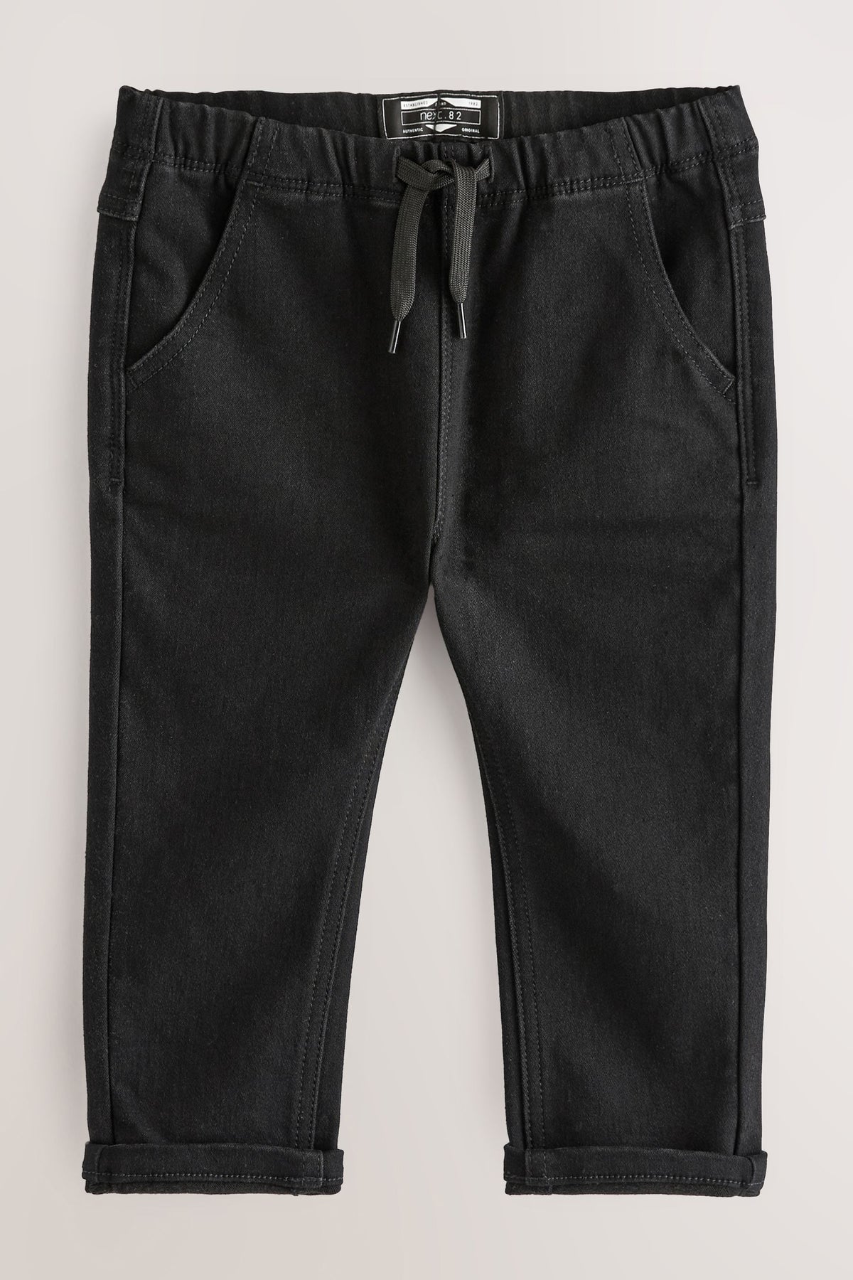 Jeans pull-on super soft din denim cu stretch – negri, băieți, 3-6 luni - 6-7 ani, NEXT