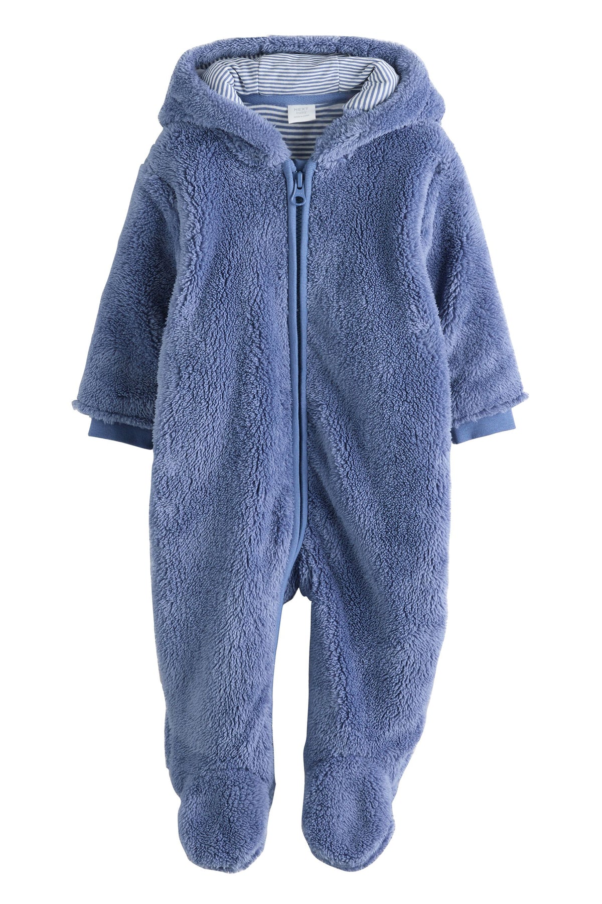 Combinezon fleece pentru bebeluși – bleumarin, NEXT