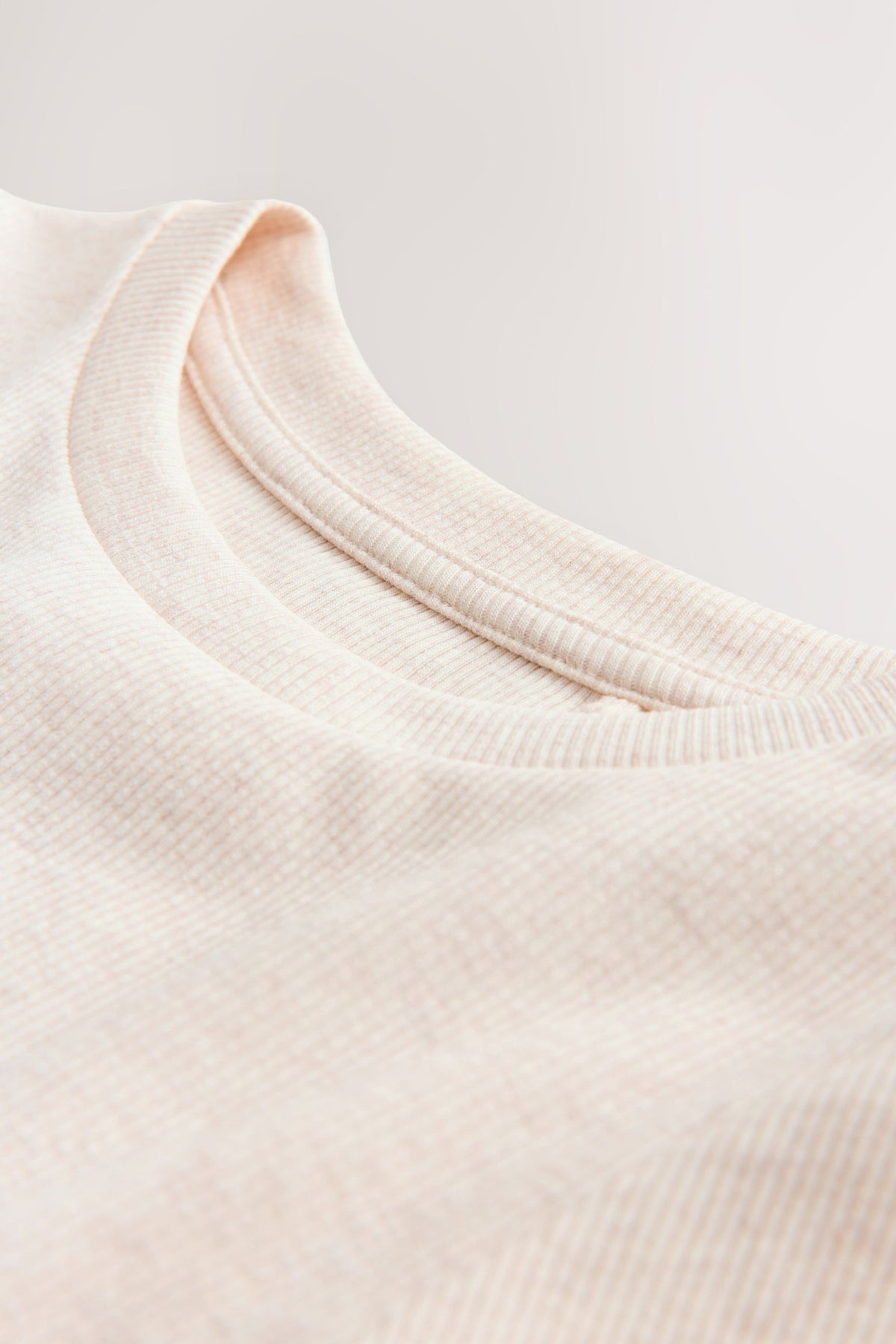 Top din tricot cu nervuri cu mânecă lungă – neutru, fete, 3 ani - 16 ani, NEXT