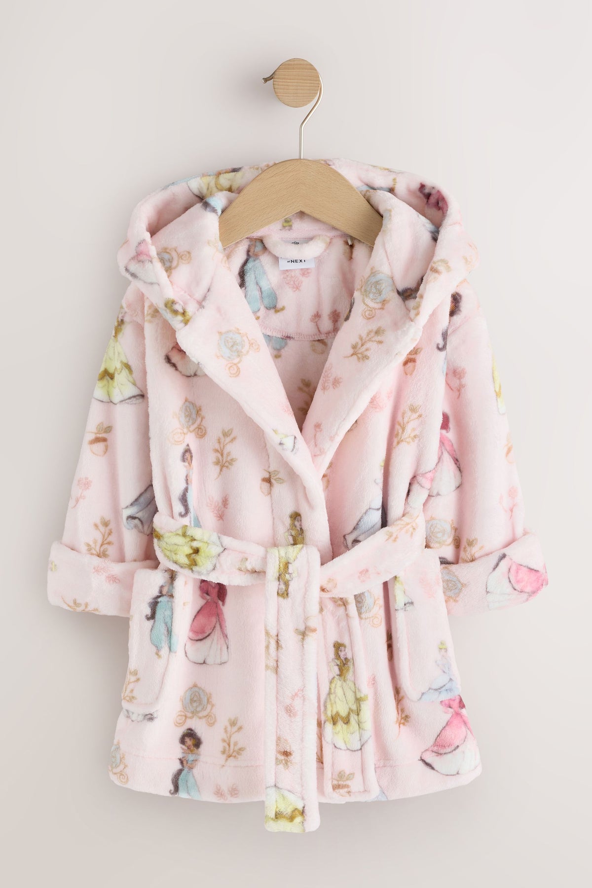 Halat din fleece Disney Princess – roz, fete, 9-12 luni - 9-10 ani, NEXT - imagine 8