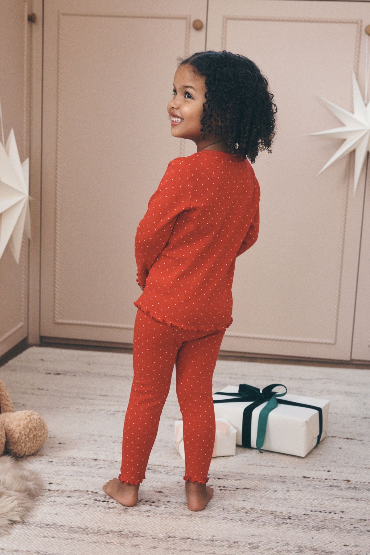 Set de pijamale Snuggle de Crăciun cu Moș Crăciun roșu - Roșu, Fete, 9-12 luni - 11-12 ani, NEXT