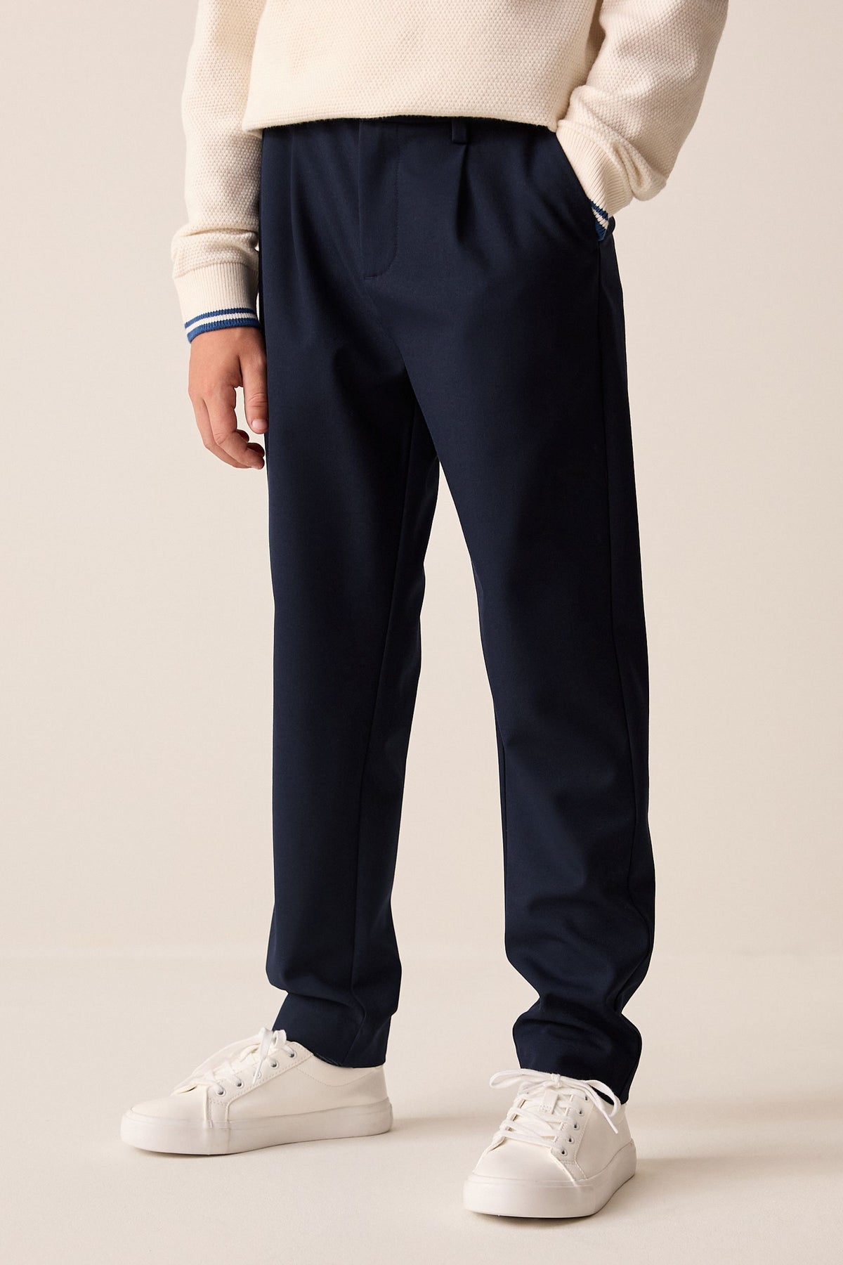 Pantaloni smart bleumarin - bleumarin, Băieți, 3 ani - 16 ani, NEXT - imagine 2