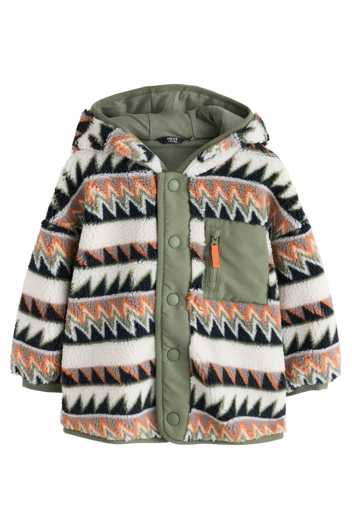 Bluză din polar cu imprimeu aztec integral – multicolor, băieți, 3-6 luni - 6-7 ani, NEXT - imagine 7