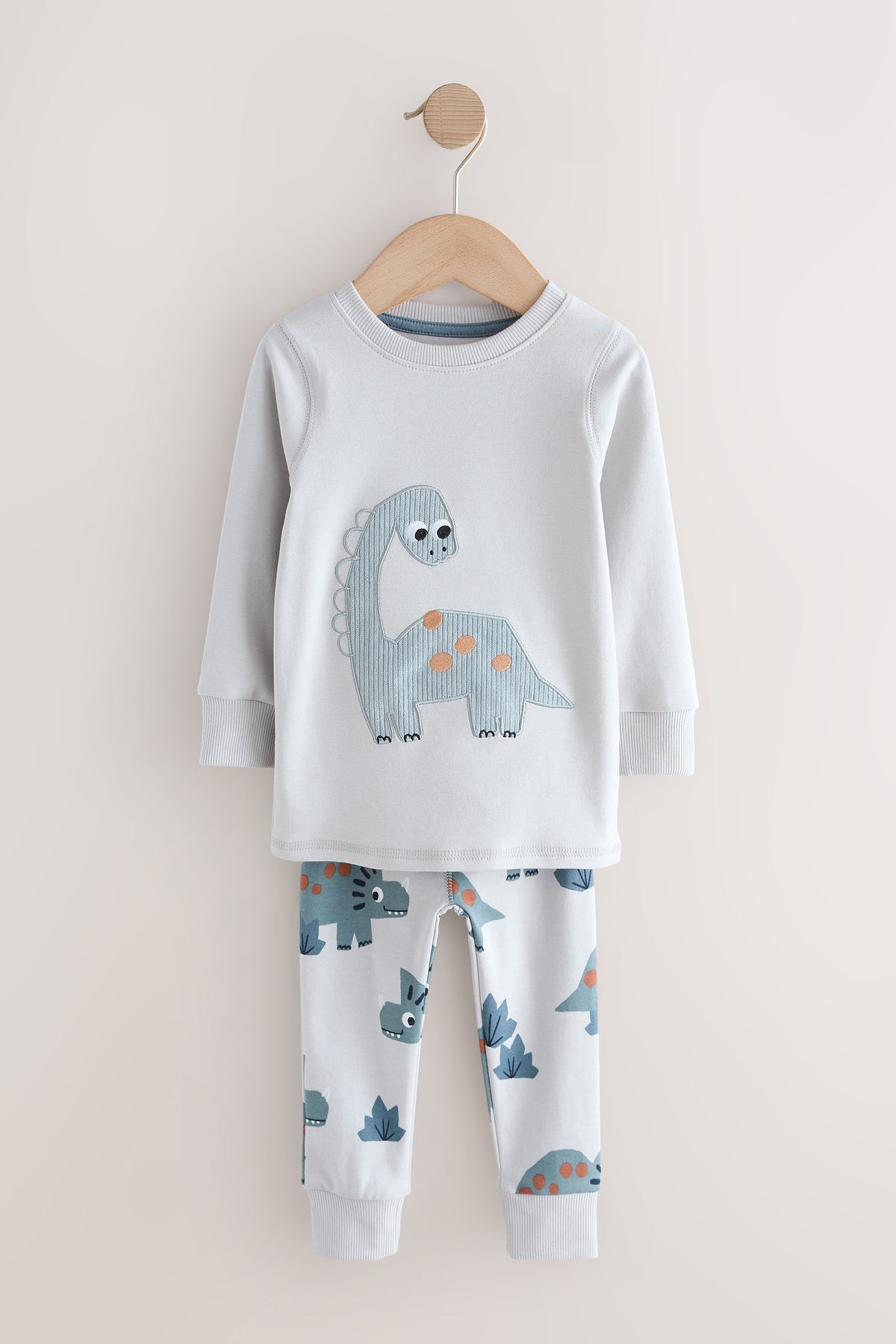 Set 3 pijamale mulate cu dinozauri – bleumarin, băieți, 9-12 luni - 7-8 ani, NEXT - imagine 20