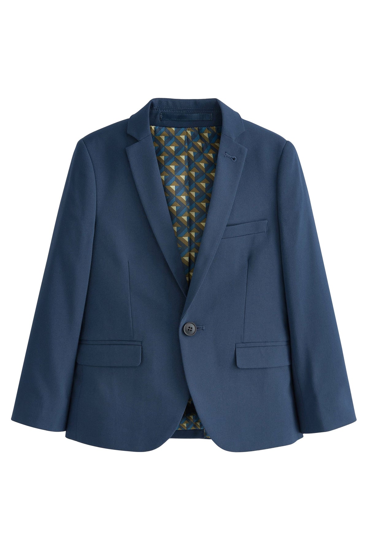 Sacou de costum skinny fit – albastru, băieți, 12-18 luni - 16 ani, NEXT - imagine 7