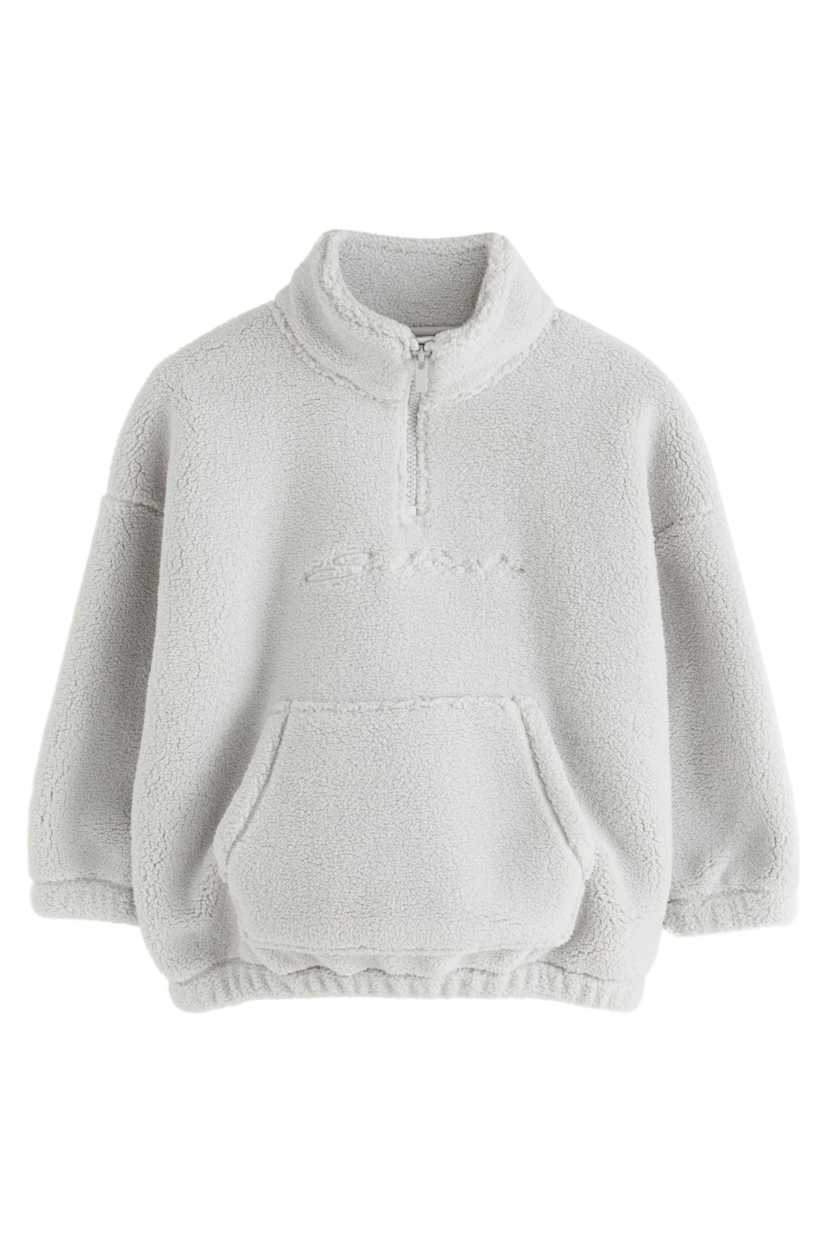 Guler Fleece Gri - Gri, Băieți, 3 ani - 16 ani, NEXT - imagine 3