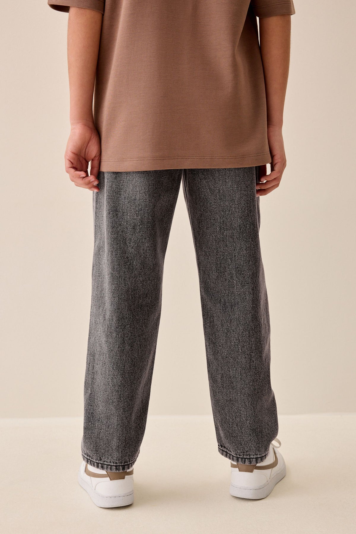 Jeans Stretch Regular Fit Denim Gri - Denim Gri, Băieți, 3 ani - 16 ani, NEXT