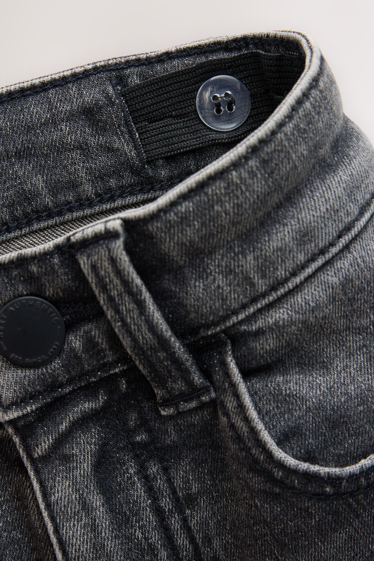 Jeans Stretch Regular Fit Denim Gri - Denim Gri, Băieți, 3 ani - 16 ani, NEXT - imagine 5
