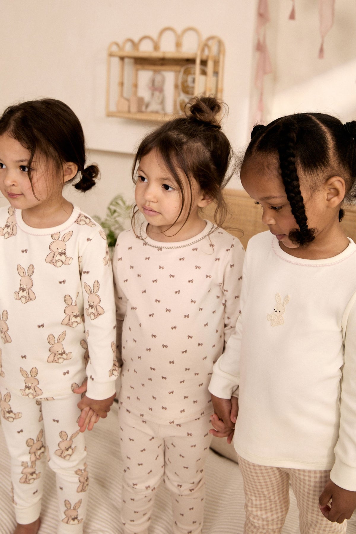 Pijamale Snuggle cu Imprimare Iepuraș Neutru Set de 3 - Neutru, Fete, 9-12 luni - 11-12 ani, NEXT - imagine 9