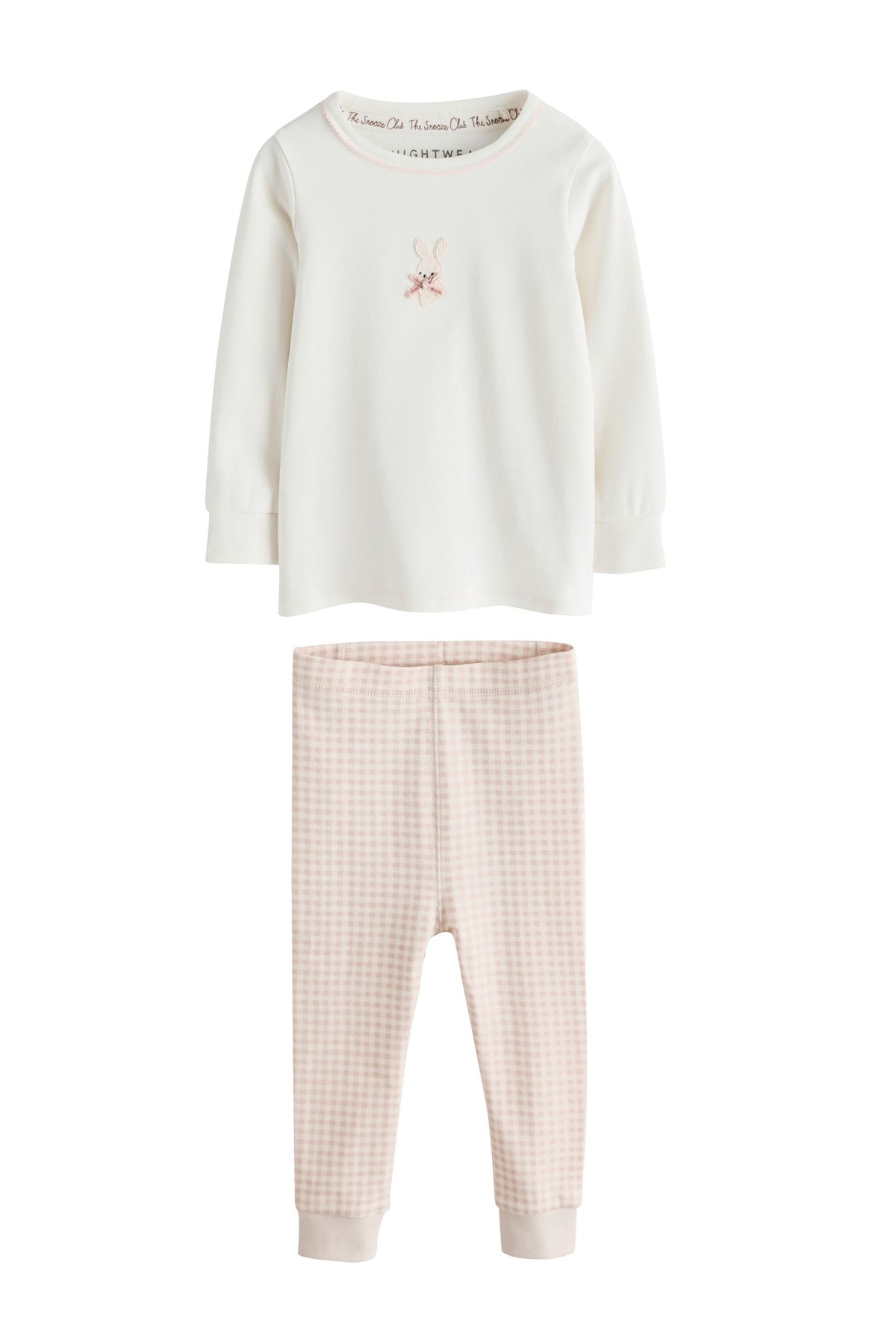 Pijamale Snuggle cu Imprimare Iepuraș Neutru Set de 3 - Neutru, Fete, 9-12 luni - 11-12 ani, NEXT - imagine 8