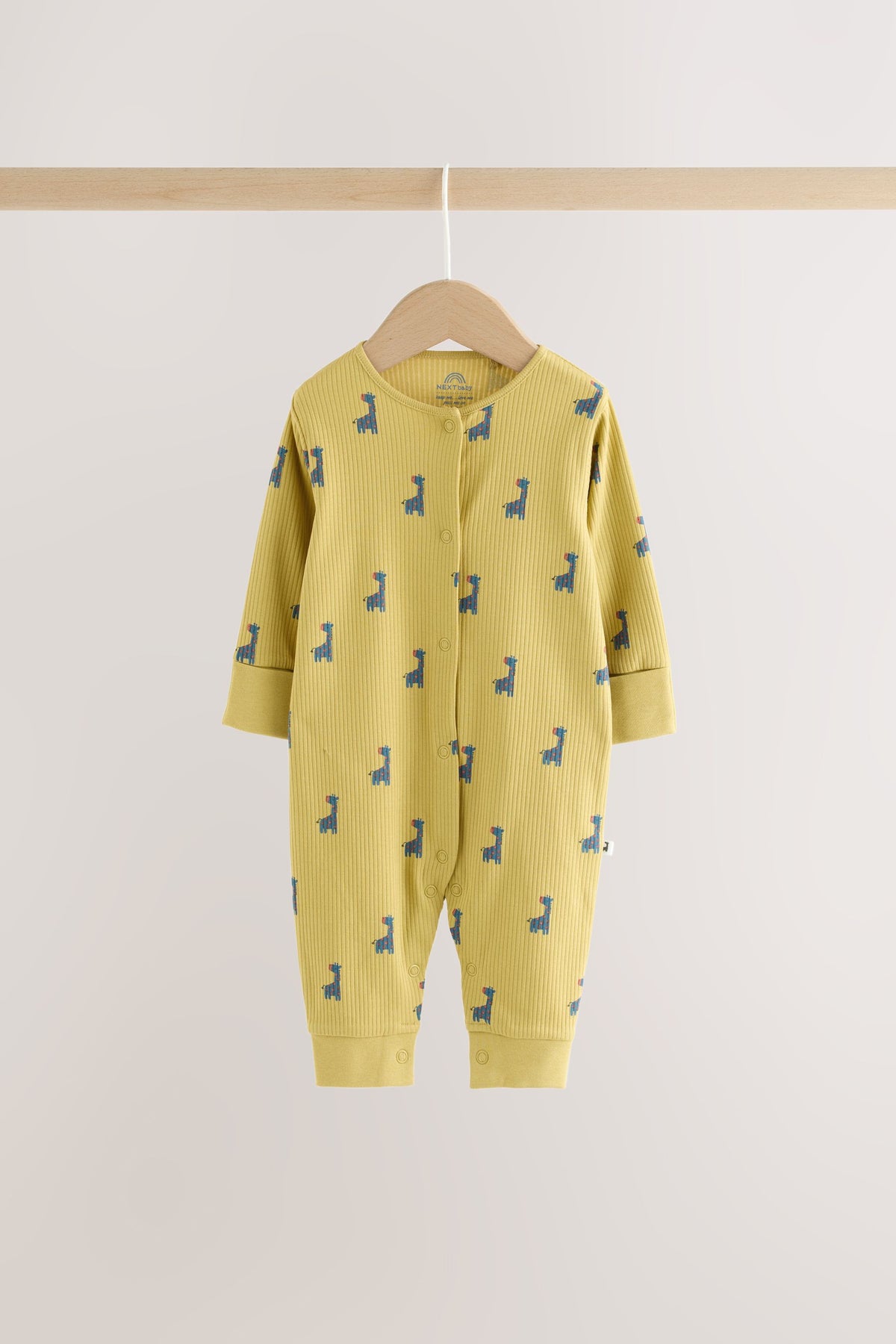 Multi Two Way Zip Baby Sleepsuits 4 Pack - Multi, Newborn, First Size - 2-3 Yrs, NEXT - imagine 12
