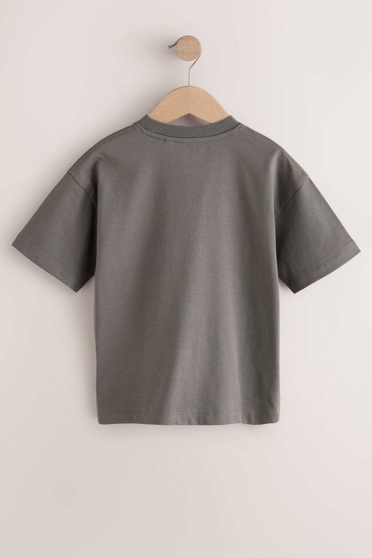 Charcoal Grey Alien Short Sleeve Graphic T-Shirt - Grey, Boys, 3 Yrs - 16 Yrs, NEXT - imagine 4