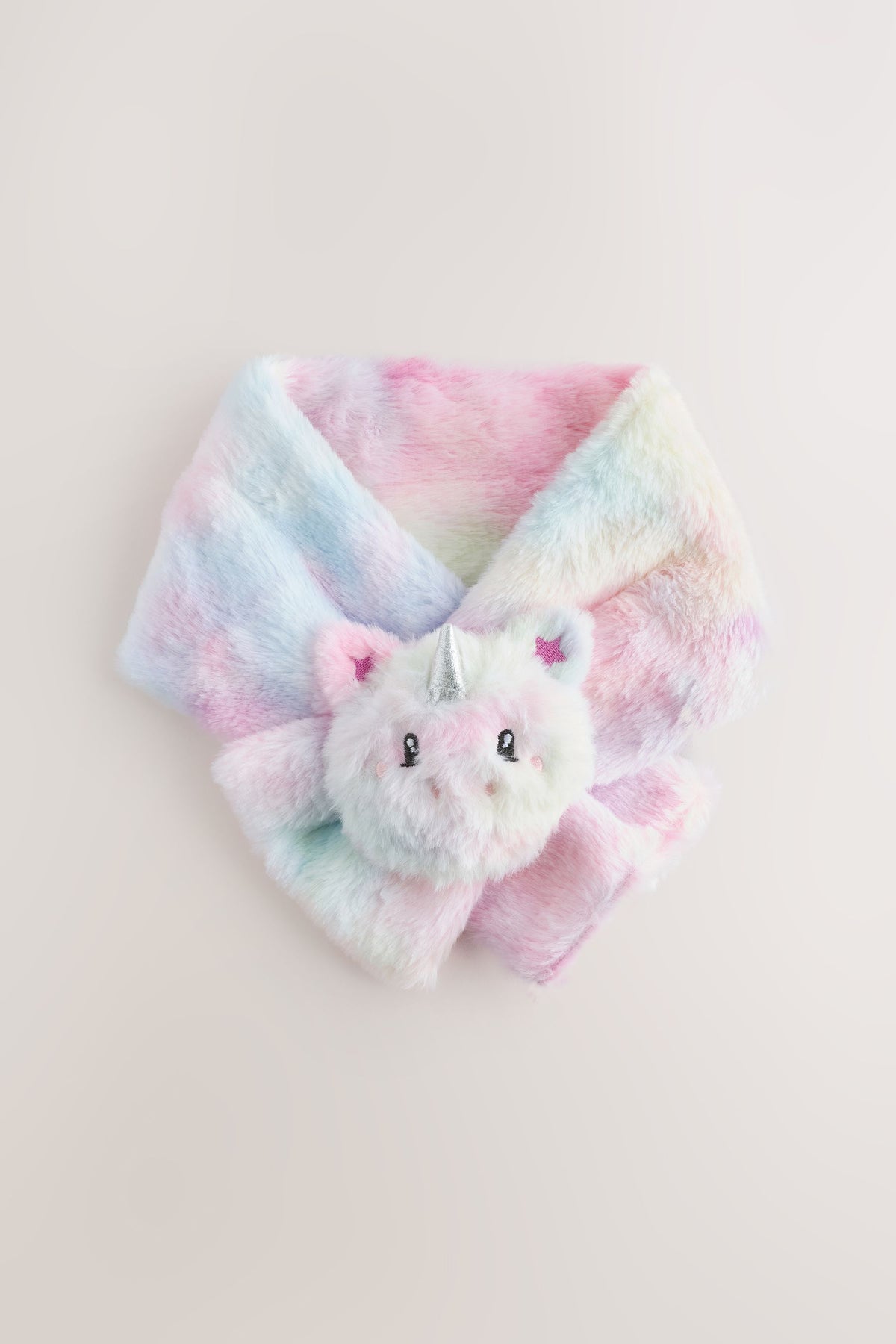 Fular cu unicorn – multicolor, fete, 3-6 ani - 7-10 ani, NEXT - imagine 3