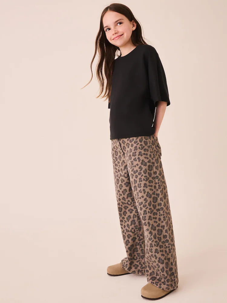 Tricou – negru, fete, 3 ani - 16 ani, NEXT
