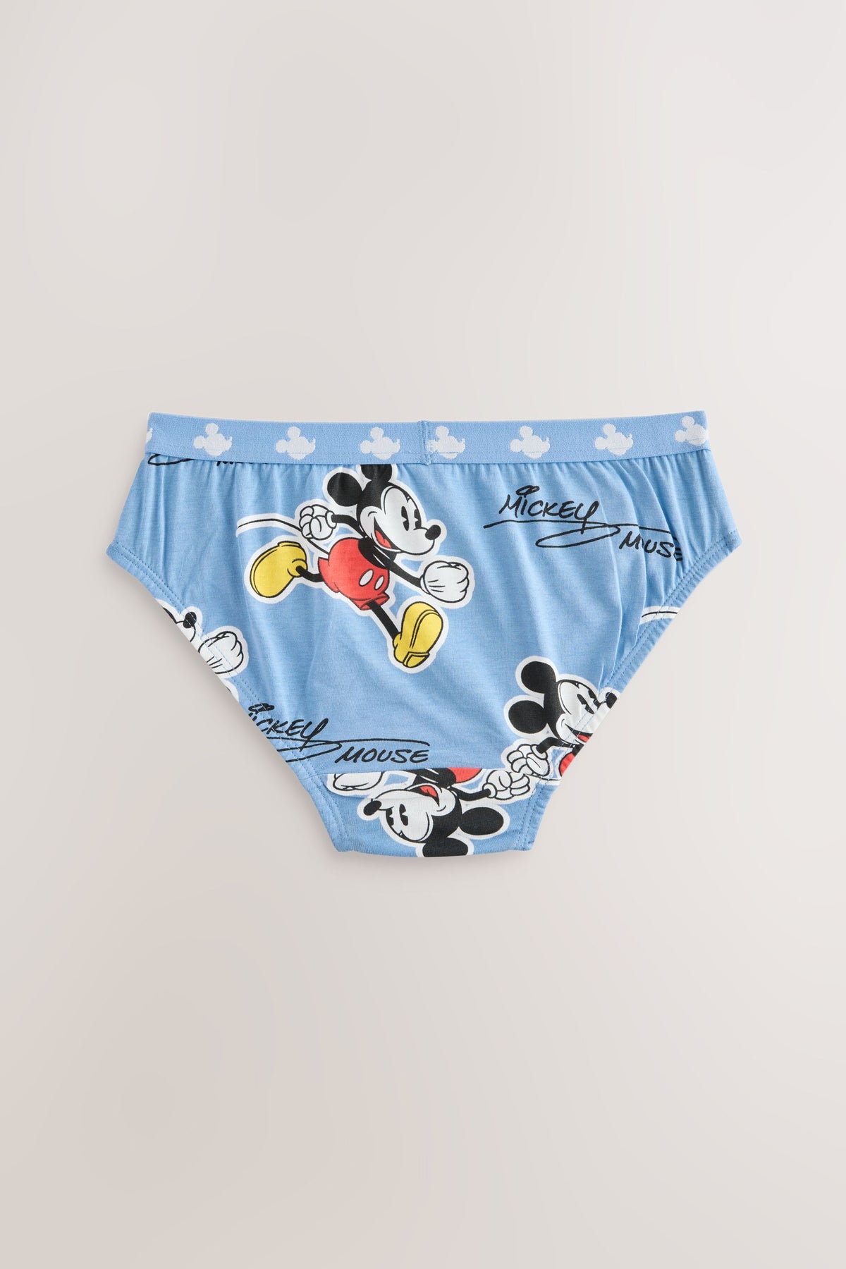 Set 5 chiloți Mickey Mouse – albastru/alb, băieți, 1,5-2 ani - 9-10 ani, NEXT - imagine 3
