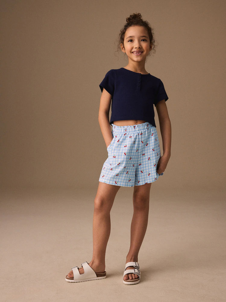 SHORT BOX BLUE GING