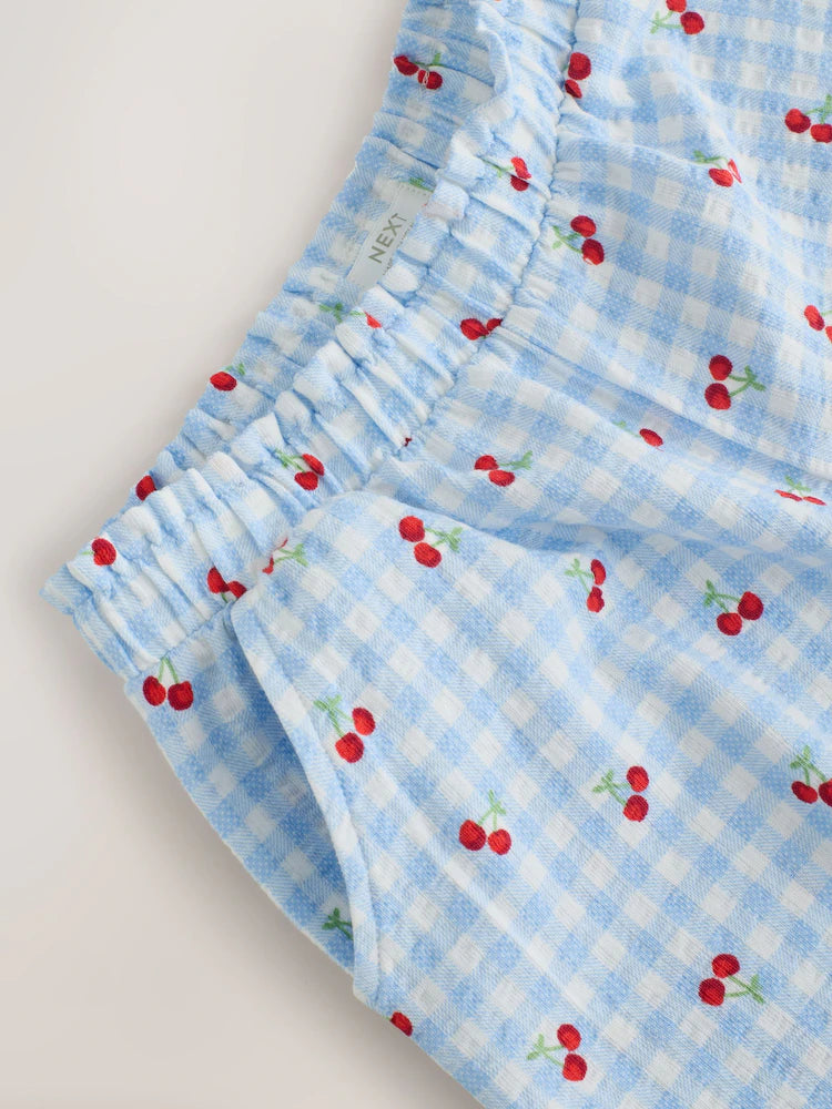 SHORT BOX BLUE GING