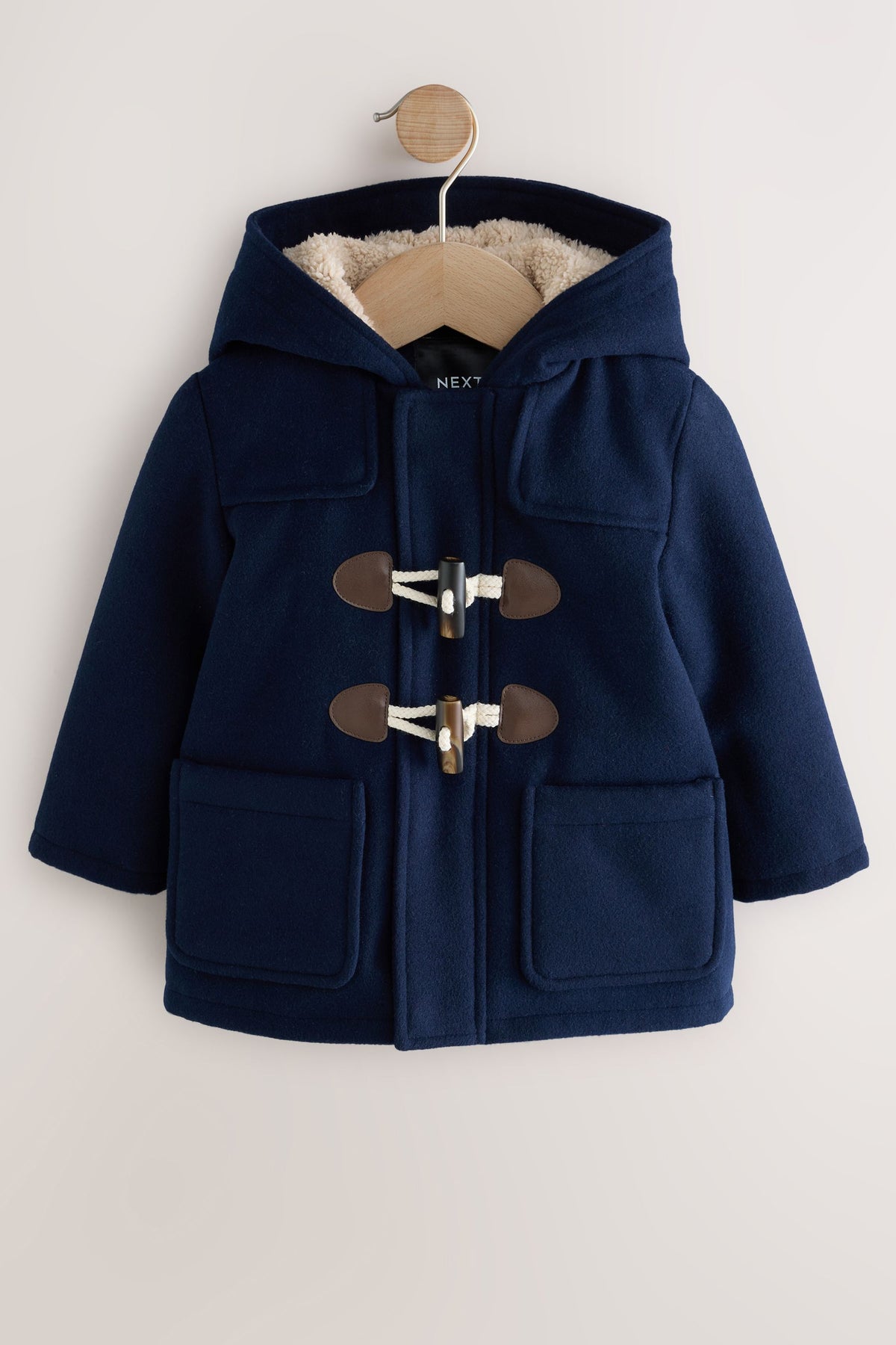 Palton Duffle cu Toggle Navy - Albastru, Băieți, 3-6 luni - 6-7 ani, NEXT - imagine 7