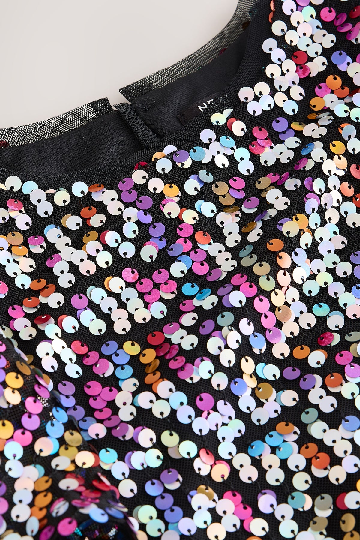 Rochie de ocazie cu paiete – curcubeu, fete, 3 ani - 16 ani, NEXT - imagine 9