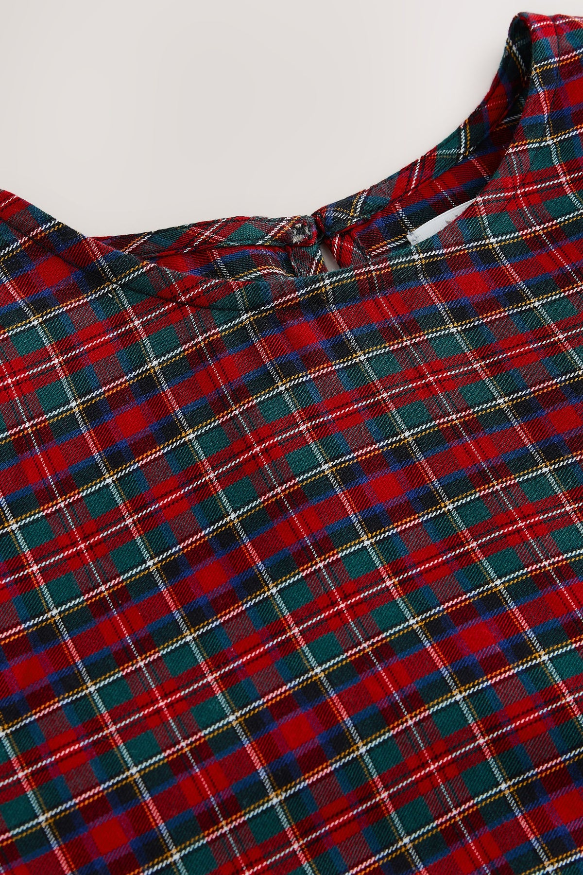 Red Check Tiered Dress - Red, Girls, 3 Yrs - 16 Yrs, NEXT - imagine 7