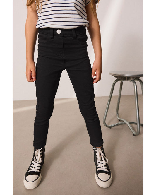 Jeggings cu stretch – negri, fete, 3 ani - 16 ani, NEXT