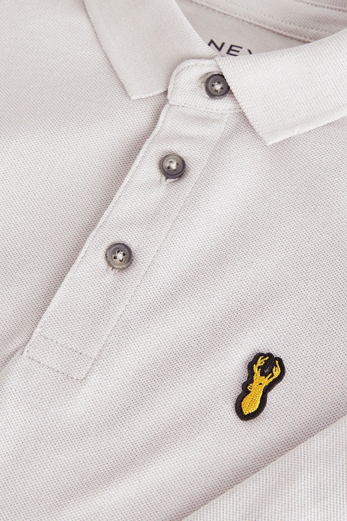 Tricou polo cu mânecă lungă – gri, băieți, 3 ani - 16 ani, NEXT