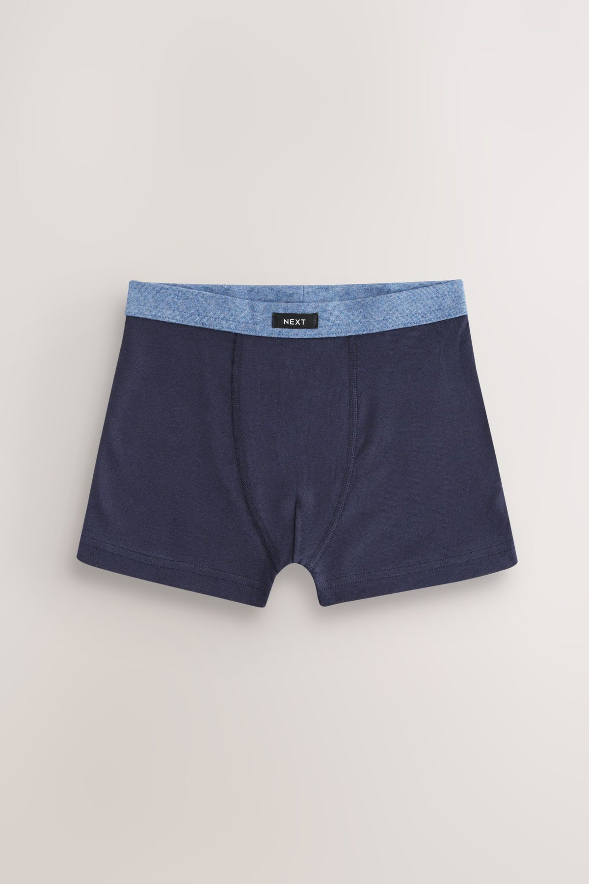 Blue Soft Waistband Trunks 5 Pack - Blue, Boys, 1.5-2 Yrs - 15-16 Yrs, NEXT - imagine 2