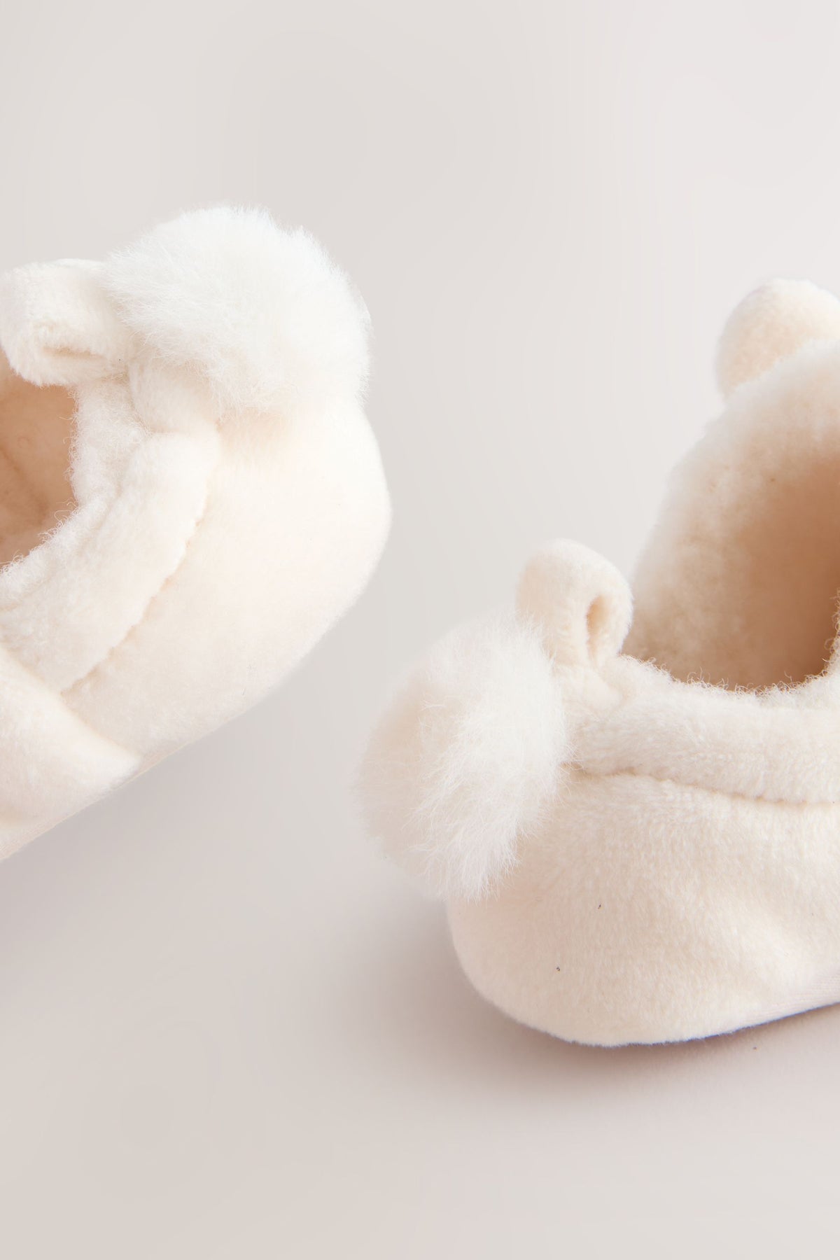 Pantofi slip-on cu iepuraș pentru bebeluși – crem, fete, 0-3 luni - 12-18 luni, NEXT - imagine 16