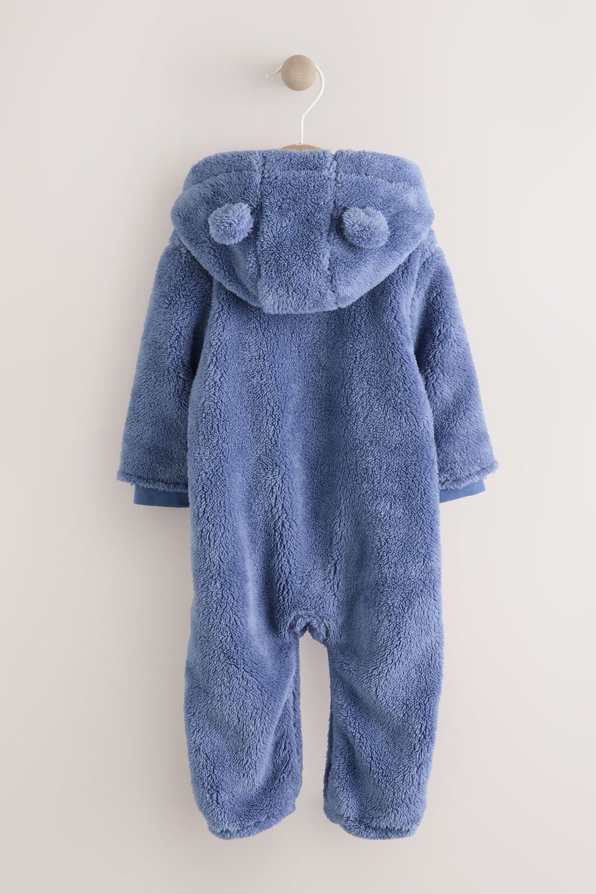 Combinezon fleece pentru bebeluși – bleumarin, NEXT