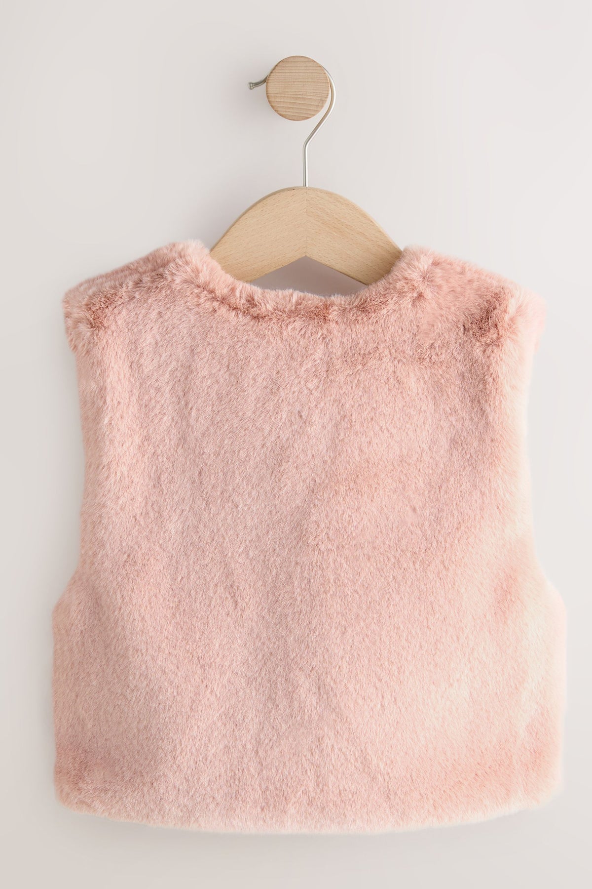 Vestă din faux fur – roz, fete, 3-6 luni - 6-7 ani, NEXT