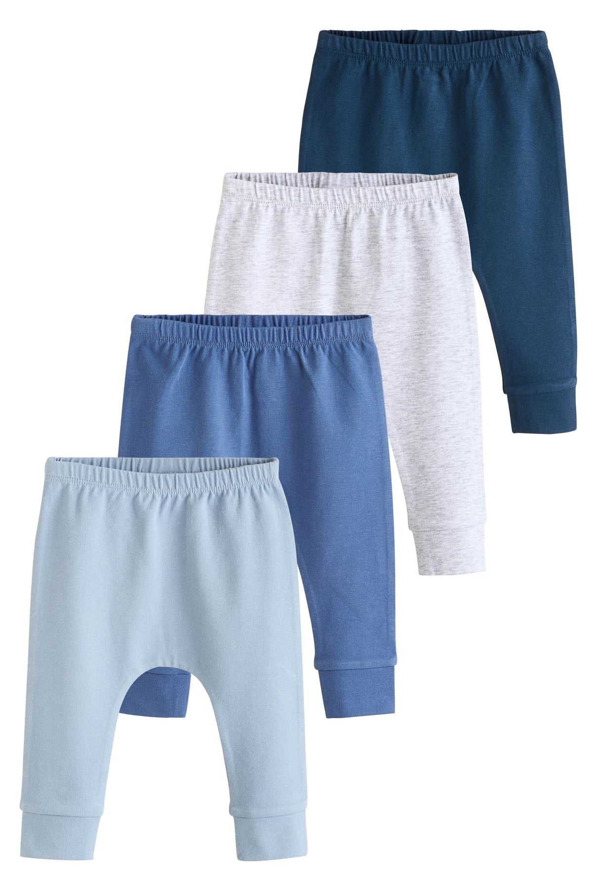Set 4 leggings pentru bebeluși – albastre, NEXT