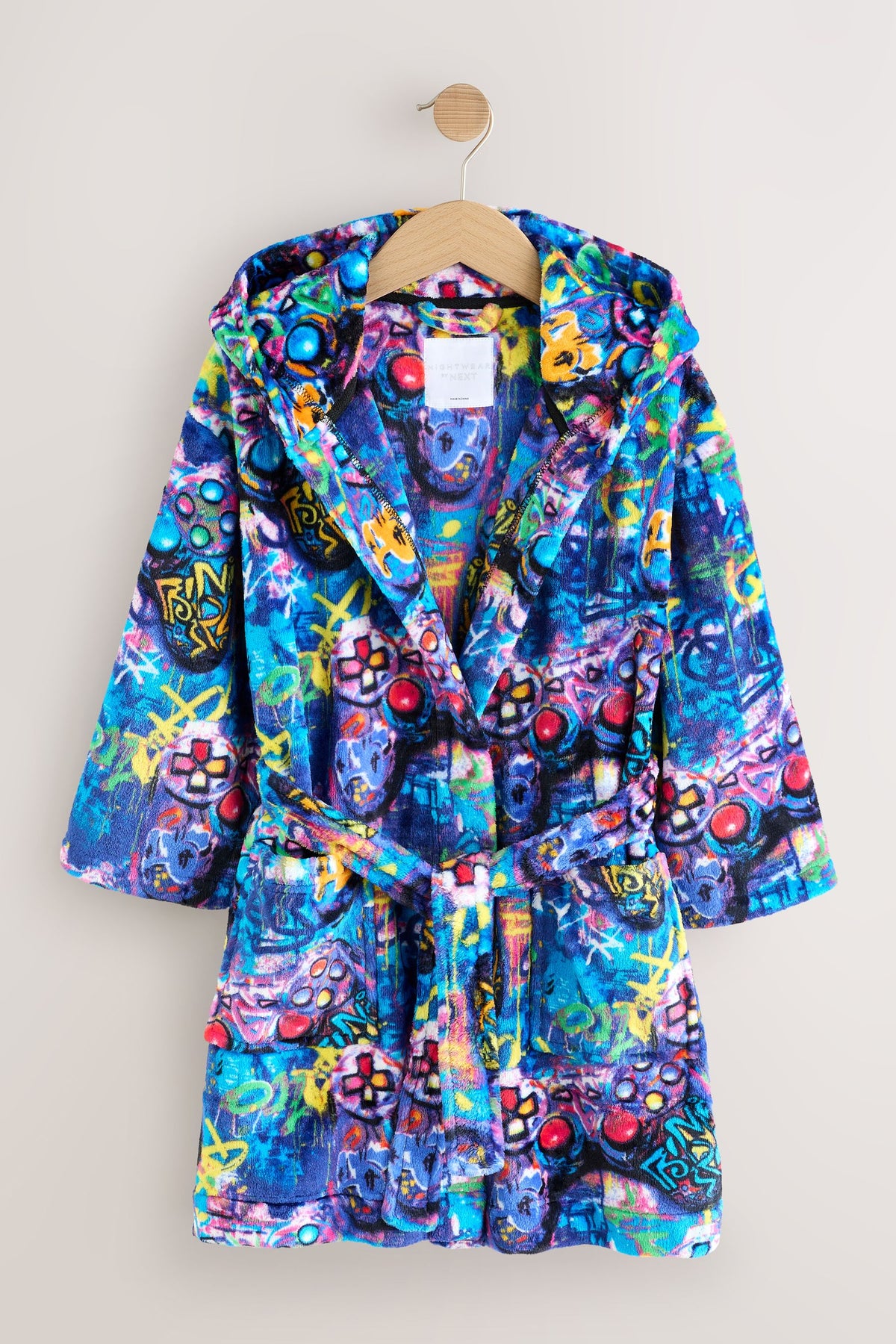 Multi Bright Gamer Robe - Multi, Boys, 3-4 Yrs - 15-16 Yrs, NEXT