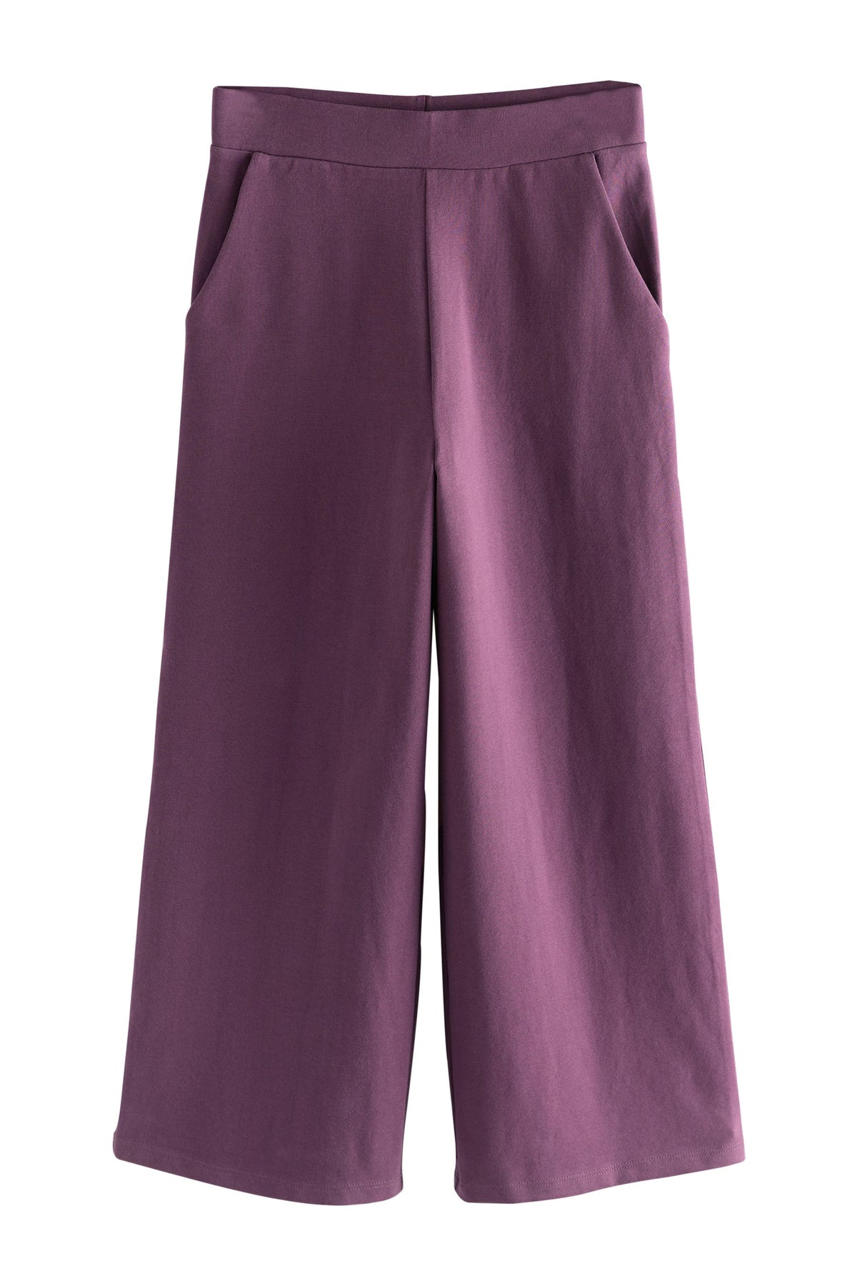 Pantaloni wide leg din jersey – berry purple, fete, 3 ani - 16 ani, NEXT - imagine 5