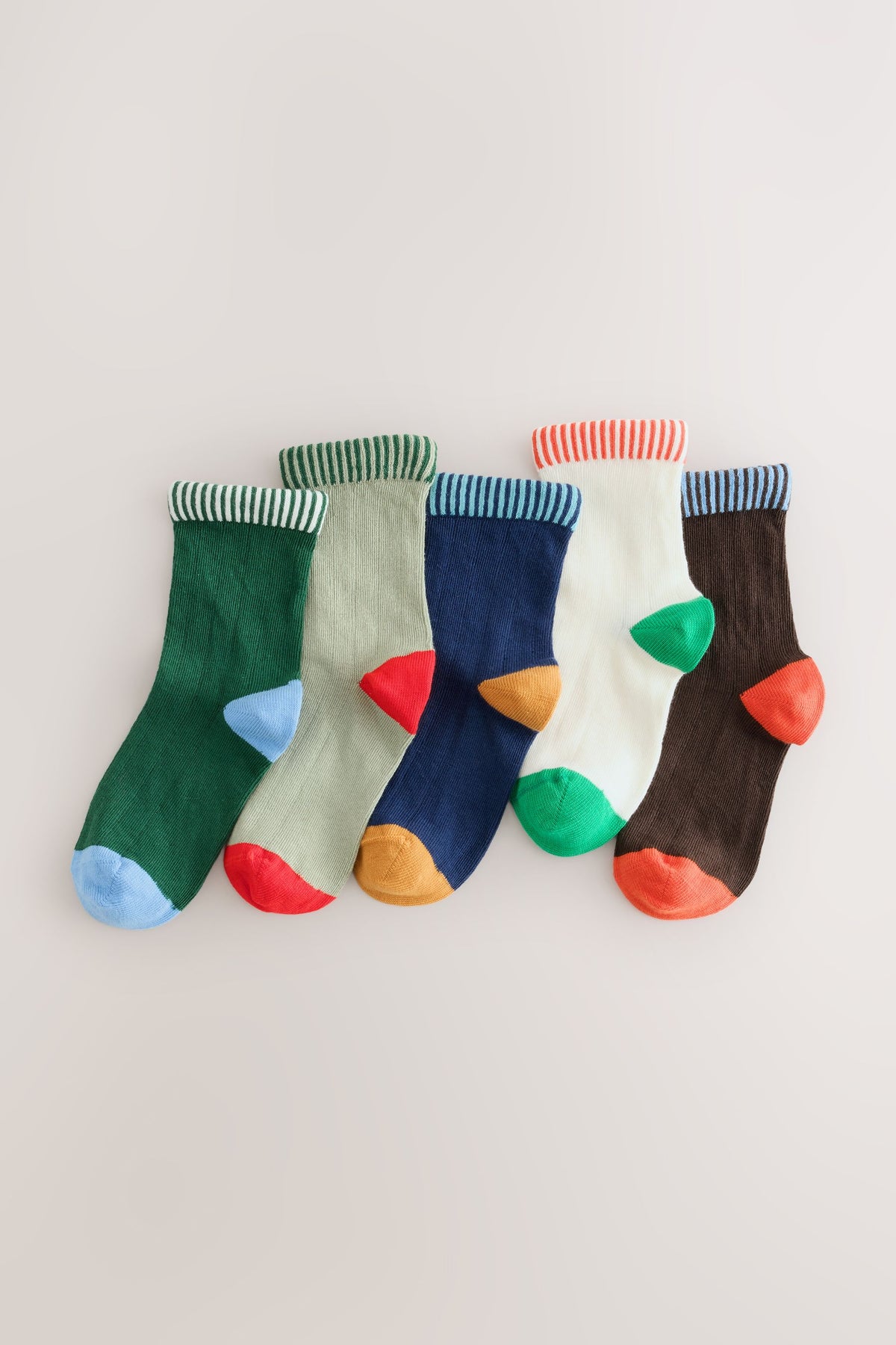 Sosete Multicolore 5 Set - Multicolor, Băieți, 0-2.5 Jnr - 4-6.5, NEXT