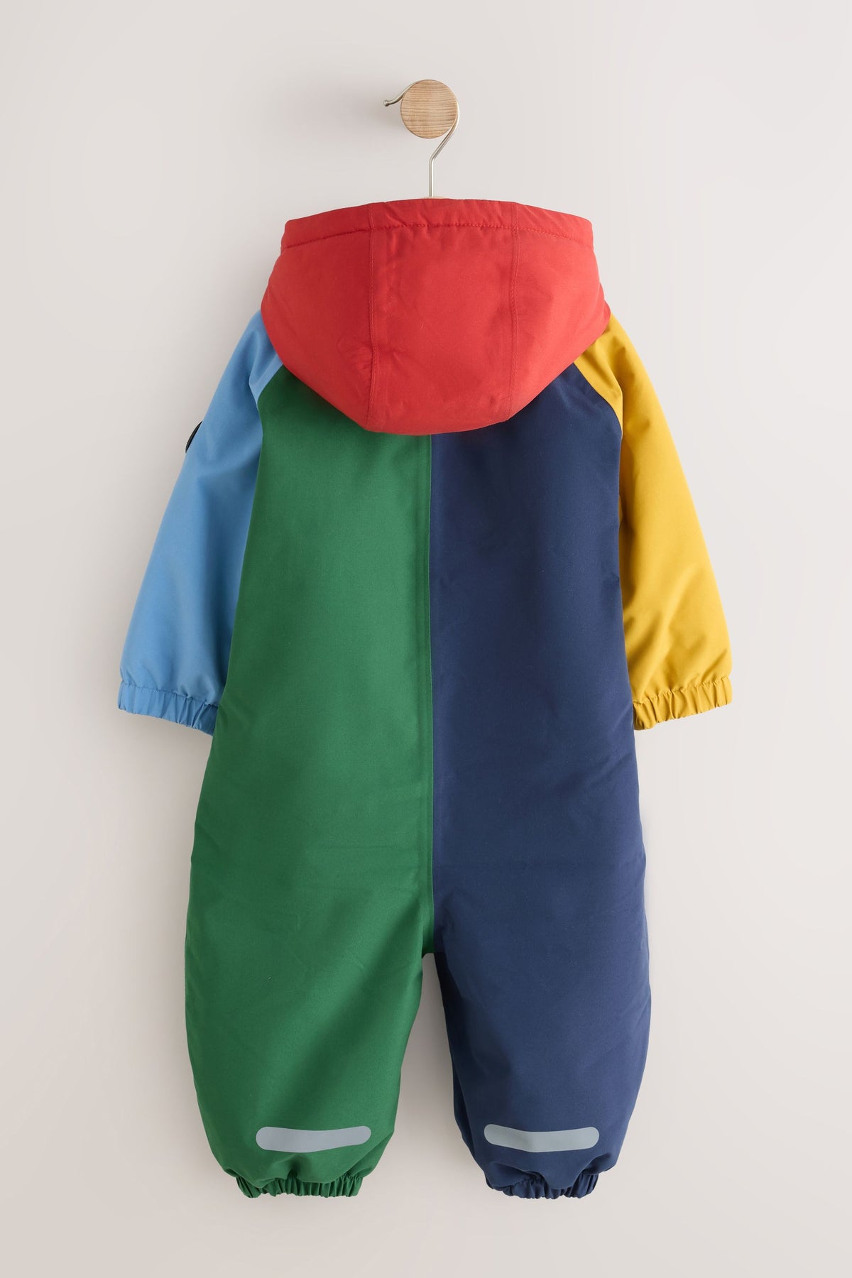 Combinezon de ploaie vătuit, impermeabil – color block, băieți, 3-6 luni - 6-7 ani, NEXT - imagine 6