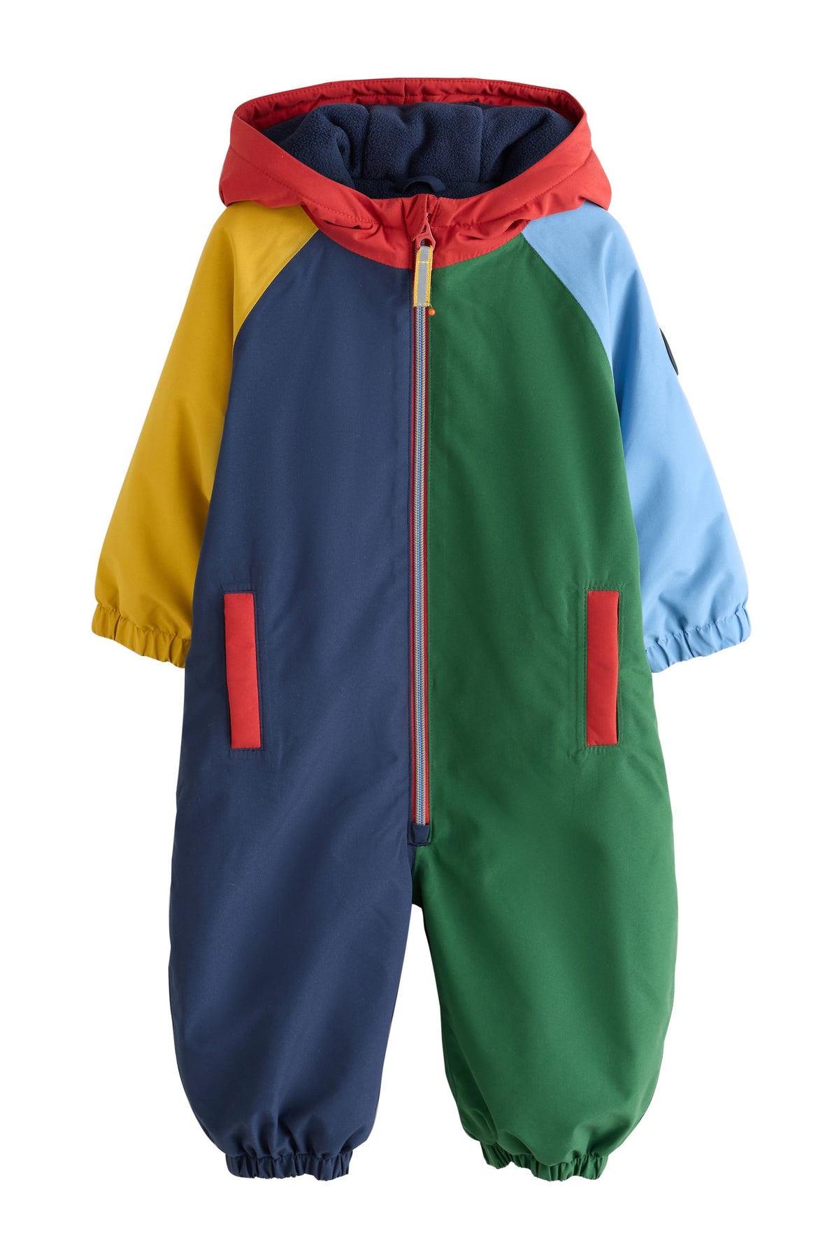 Combinezon de ploaie vătuit, impermeabil – color block, băieți, 3-6 luni - 6-7 ani, NEXT - imagine 7