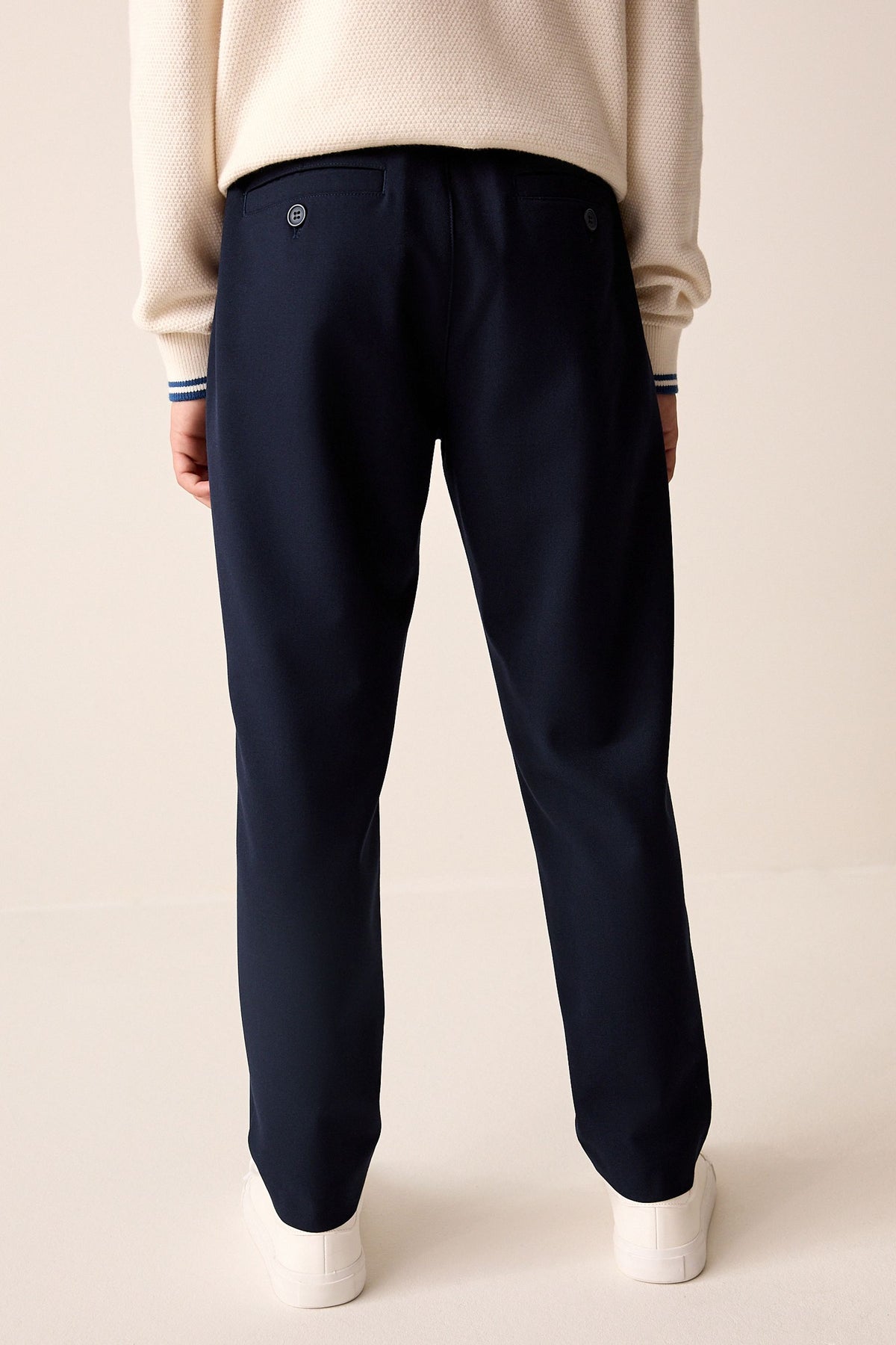 Pantaloni smart bleumarin - bleumarin, Băieți, 3 ani - 16 ani, NEXT - imagine 3