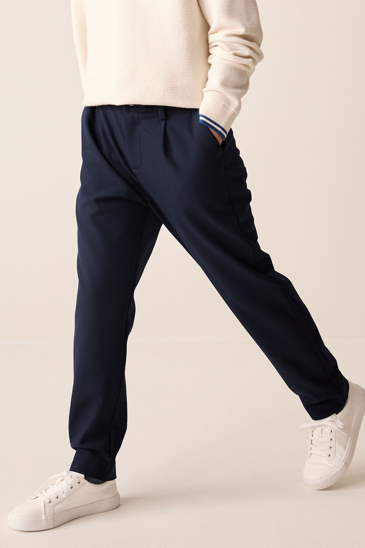 Pantaloni smart bleumarin - bleumarin, Băieți, 3 ani - 16 ani, NEXT - imagine 4