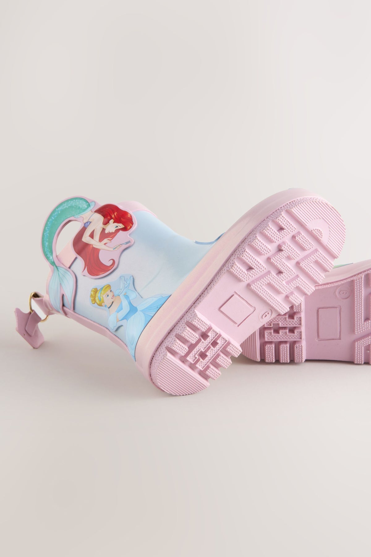 Cizme de cauciuc cu mânere Disney Princess – albastru/roz, fete, UE 19 - UE 30.5, NEXT - imagine 5