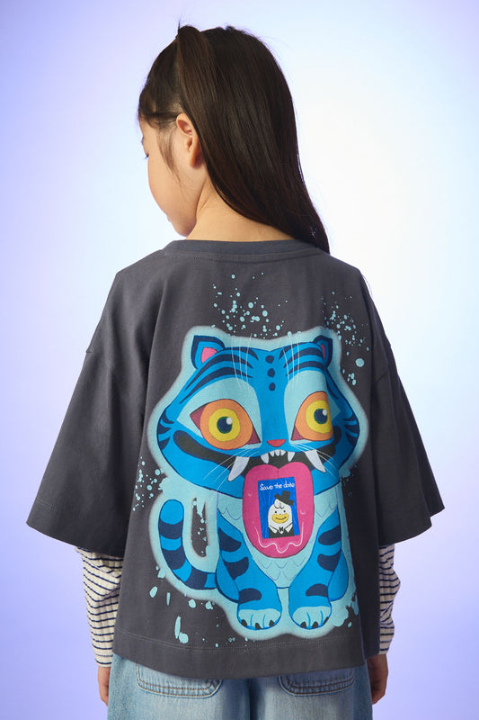 Tricou KPop Demon Hunters cu imprimeu pe spate, fete, 6 ani - 16 ani, NEXT