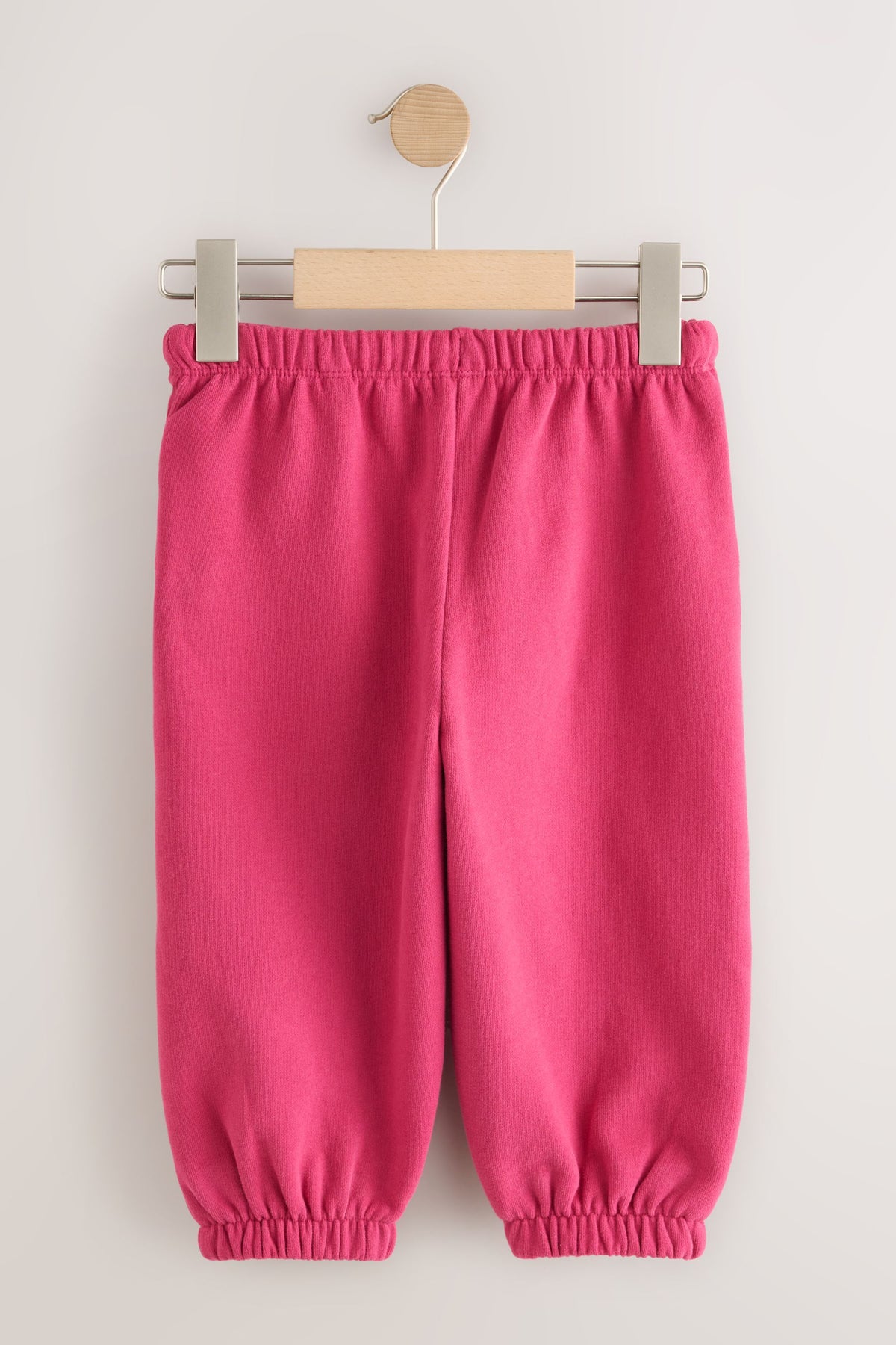 Pantaloni de trening cu manșete – roz zmeuriu, fete, 3-6 luni - 6-7 ani, NEXT - imagine 6