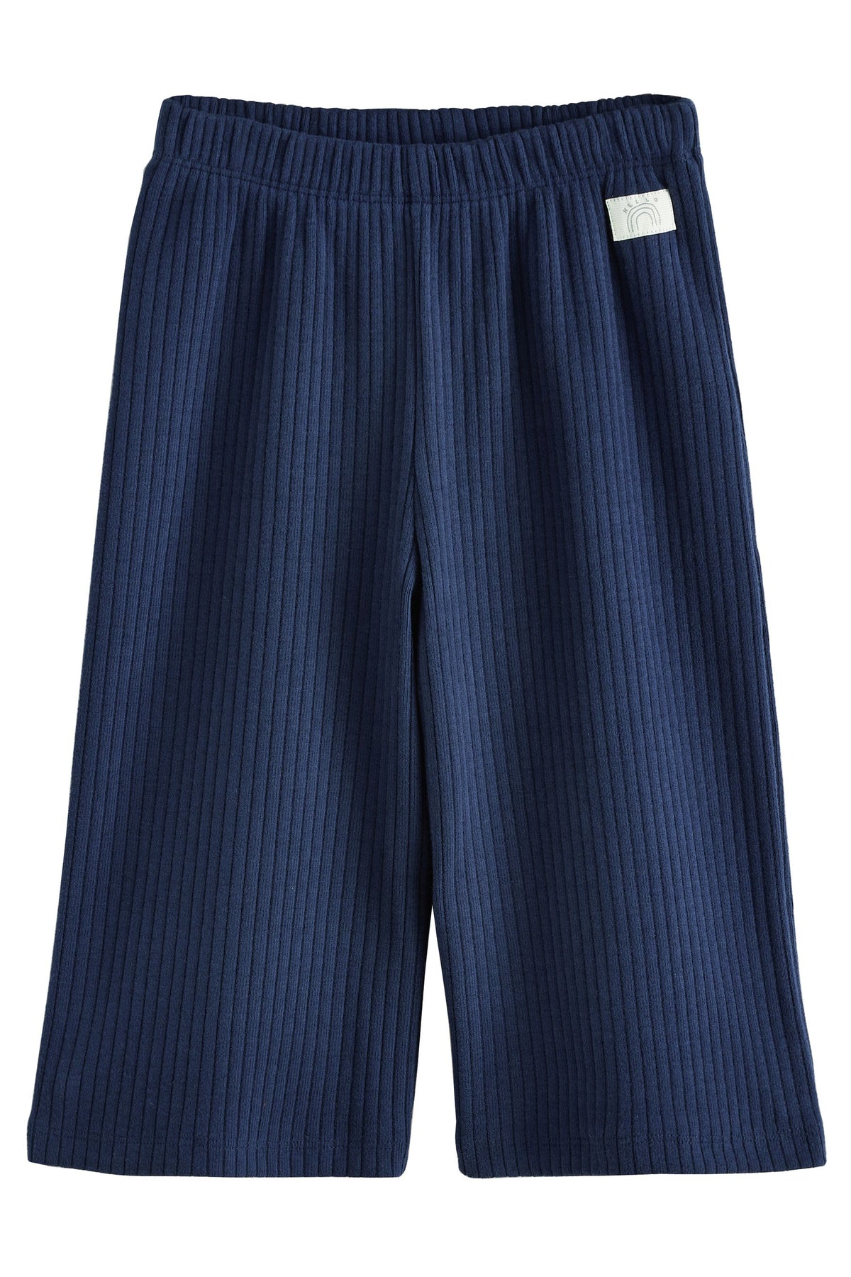 Pantaloni reiați cu crac larg – bleumarin, fete, 3-6 luni - 6-7 ani, NEXT - imagine 9