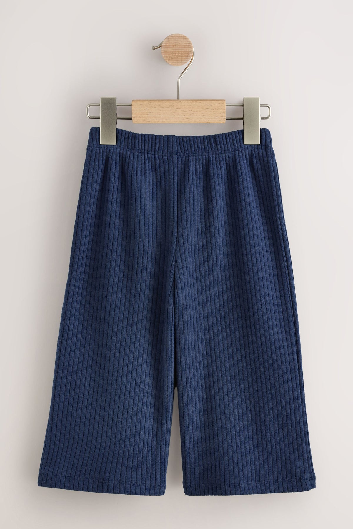 Pantaloni reiați cu crac larg – bleumarin, fete, 3-6 luni - 6-7 ani, NEXT - imagine 11