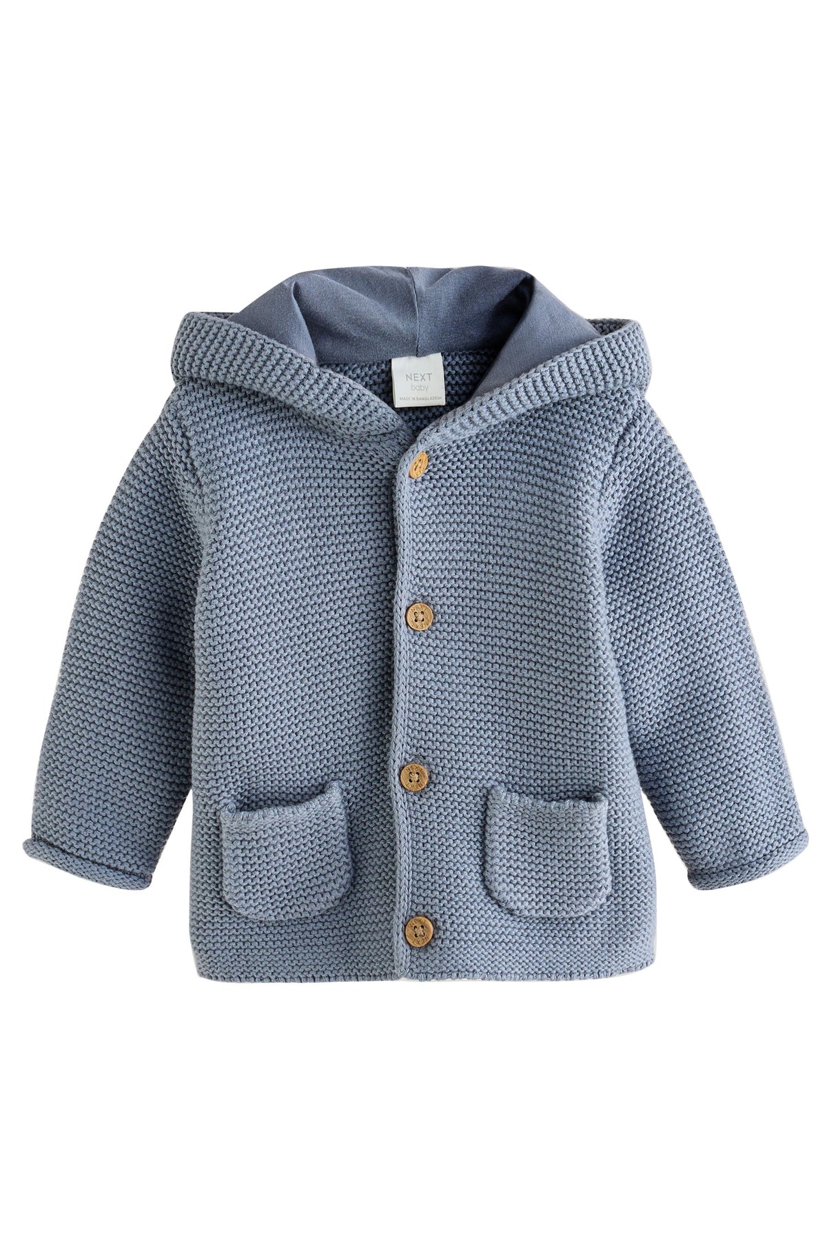 Set cu cardigan tricotat cu vehicule, body și colanți, pentru bebeluși – albastru, nou-născuți, până la 1 lună - 1,5-2 ani, NEXT - imagine 11