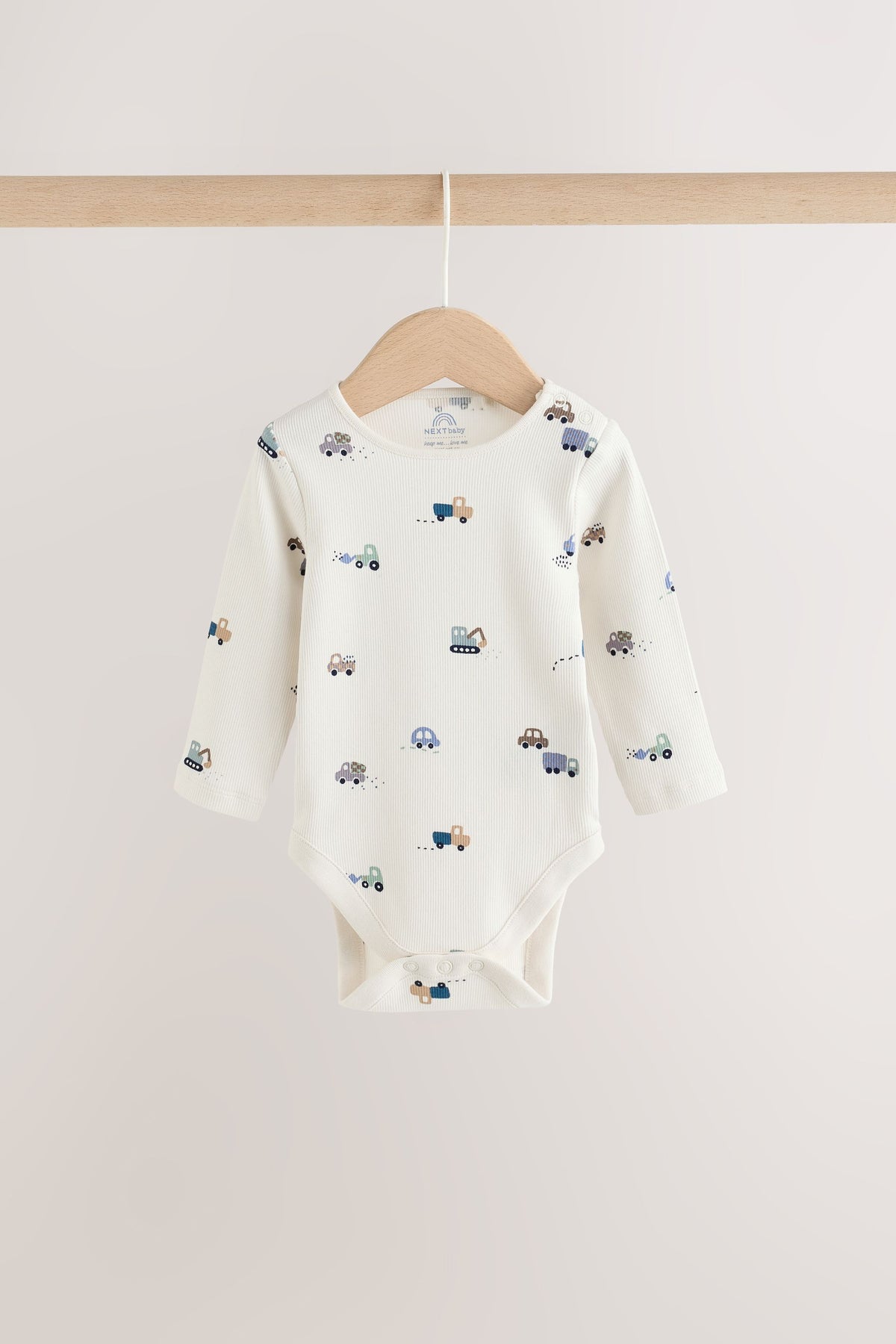 Set cu cardigan tricotat cu vehicule, body și colanți, pentru bebeluși – albastru, nou-născuți, până la 1 lună - 1,5-2 ani, NEXT - imagine 12