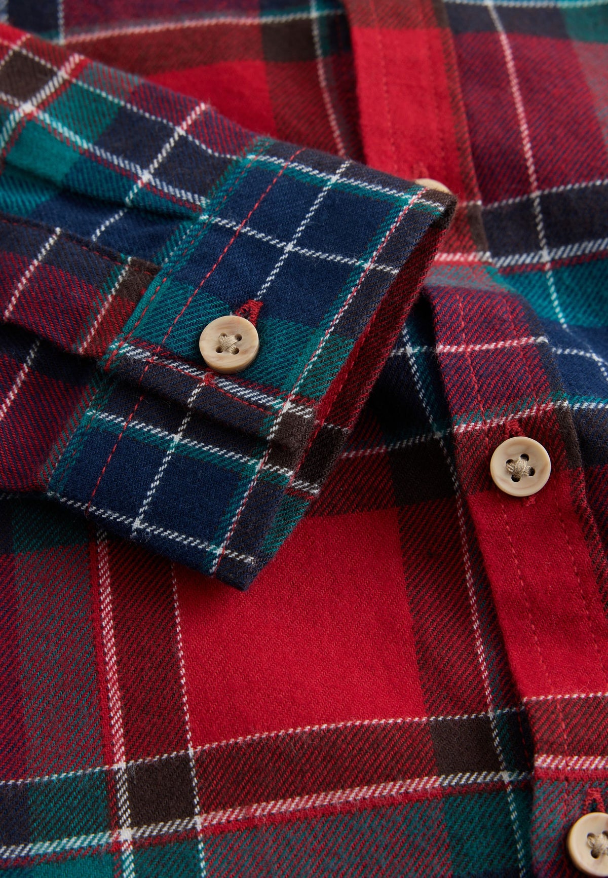 Cămașă în carouri tartan cu mânecă lungă – roșu, băieți, 3-6 luni - 9-10 ani, NEXT - imagine 6