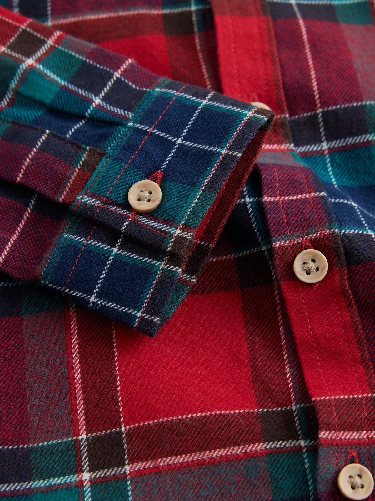 Cămașă în carouri tartan cu mânecă lungă – roșu, băieți, 3-6 luni - 9-10 ani, NEXT - imagine 15